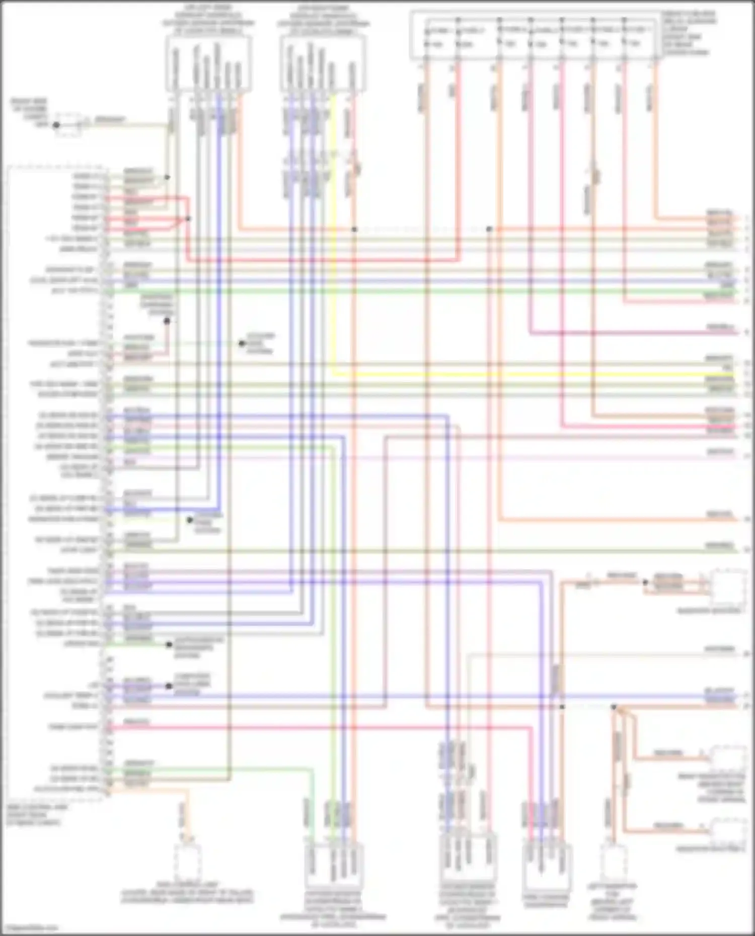 Wiring diagram lambda ctrl for Porsche 911 Carrera 4S 991 facelift (2015-2019) (5 of 5)