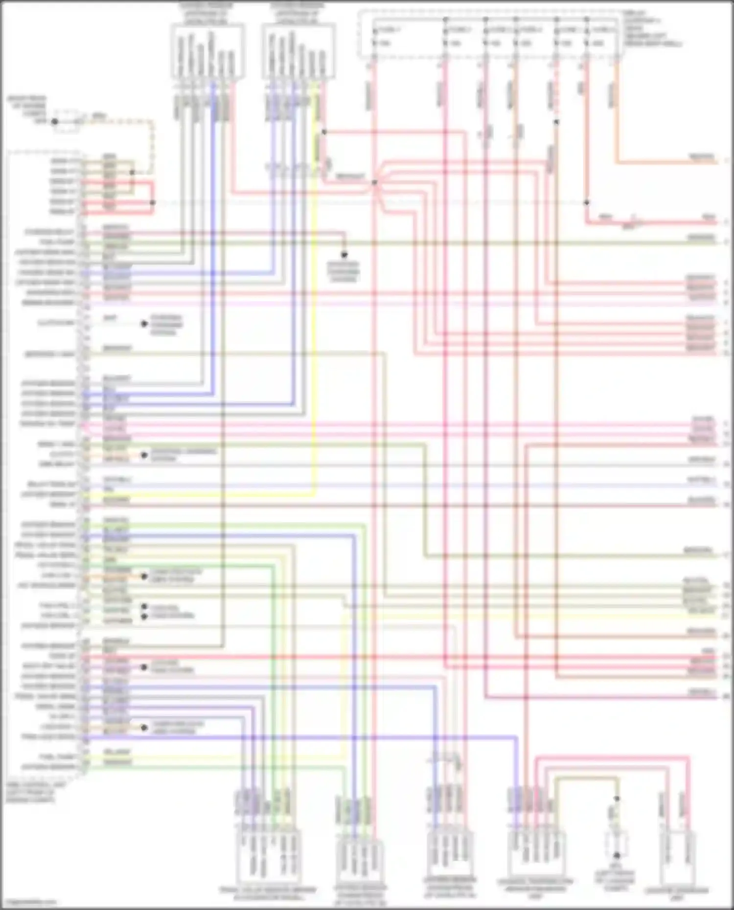 911 Carrera 4S Porsche 991 (2011-2015): Wiring diagram engine performance 3.4l (1 of 6)
