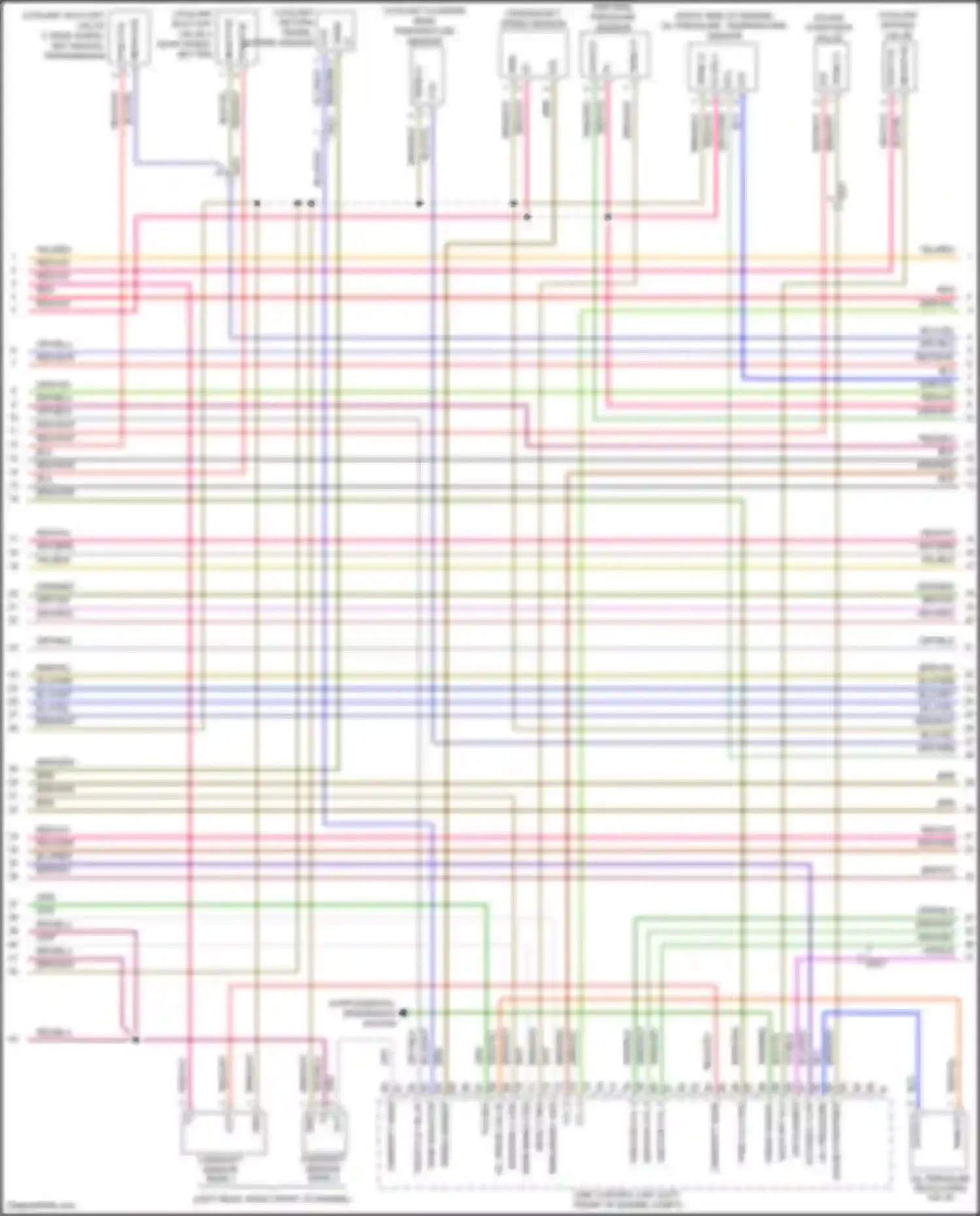 911 Carrera 4S Porsche 991 (2011-2015): Wiring diagram engine performance 3.8l (5 of 6)
