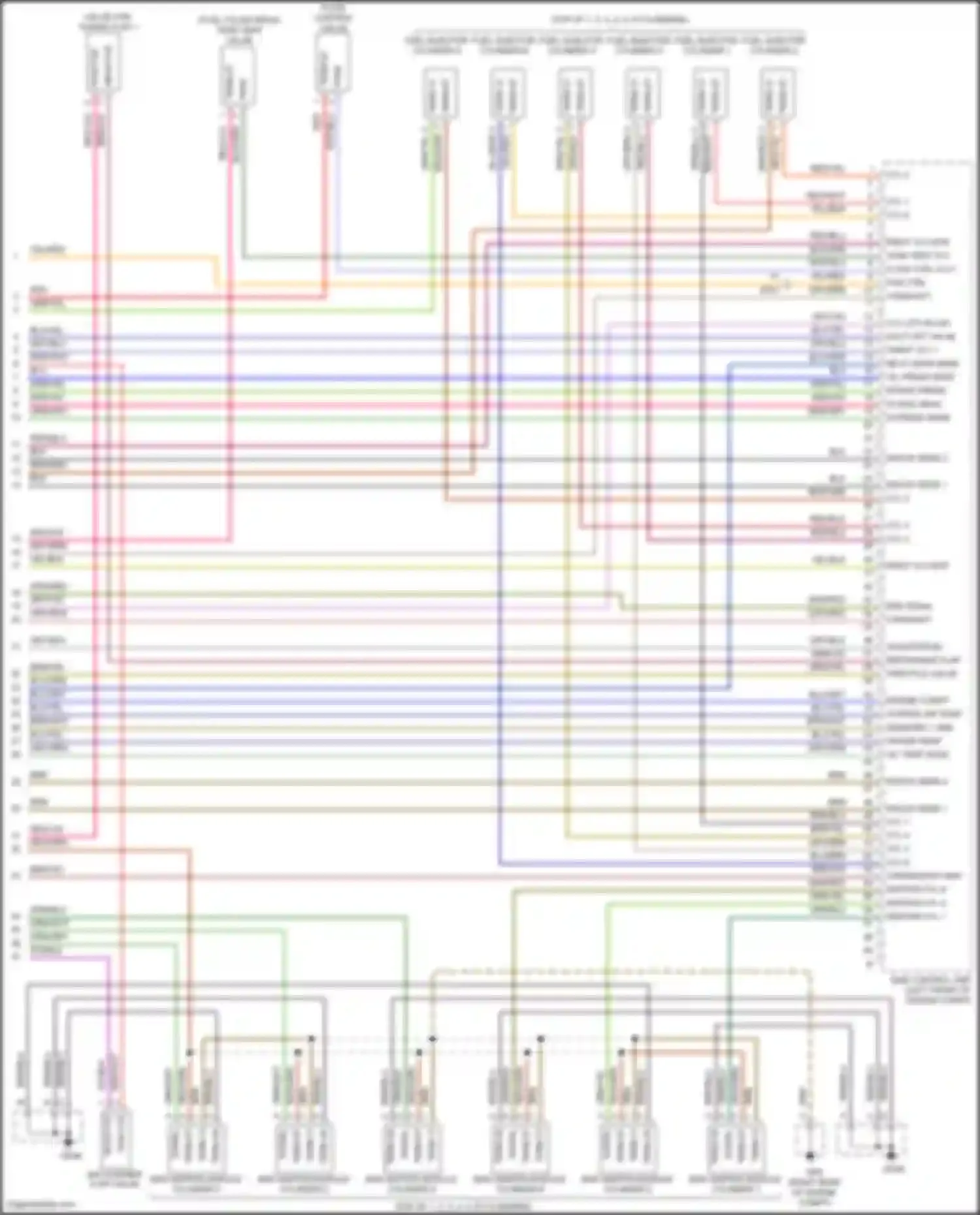 911 Carrera 4S Porsche 991 (2011-2015): Wiring diagram engine performance 3.8l (6 of 6)
