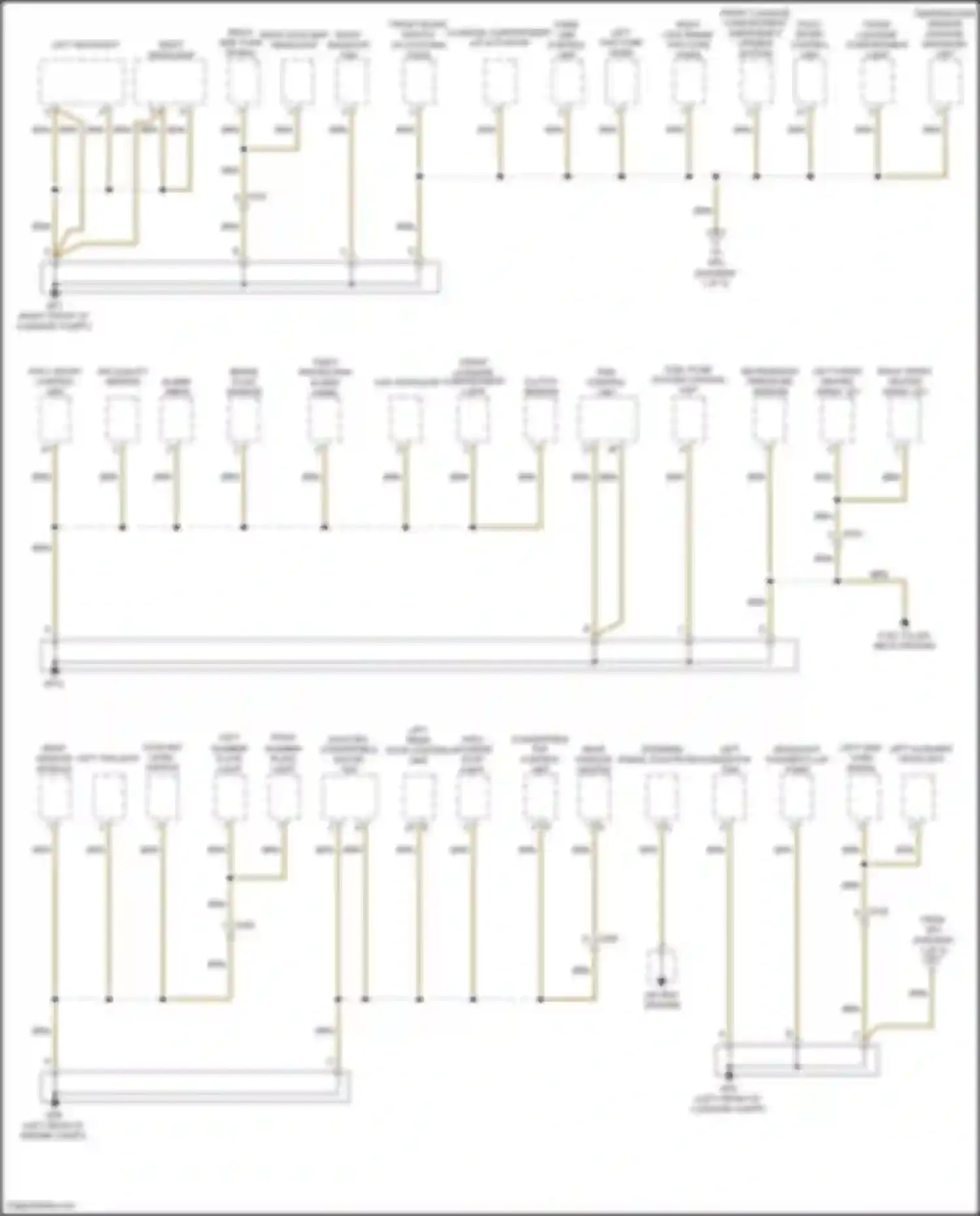 911 Carrera 4S Porsche 991 (2011-2015): Ground distribution circuit, w/o turbo (1 of 5)