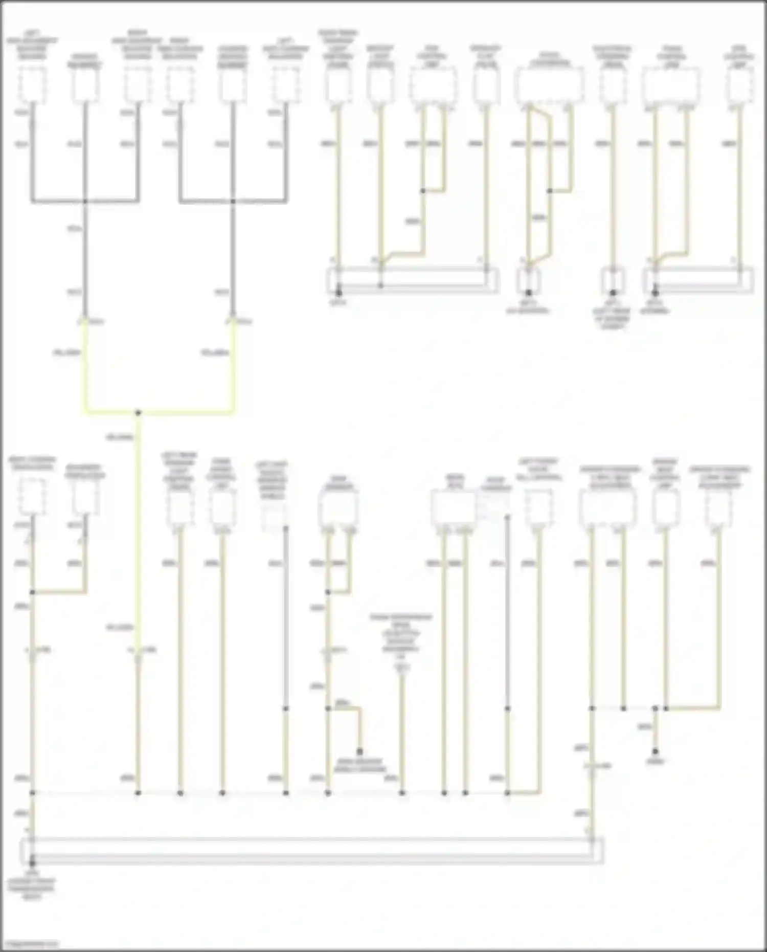 911 Carrera 4S Porsche 991 (2011-2015): Ground distribution circuit, w/o turbo (5 of 5)