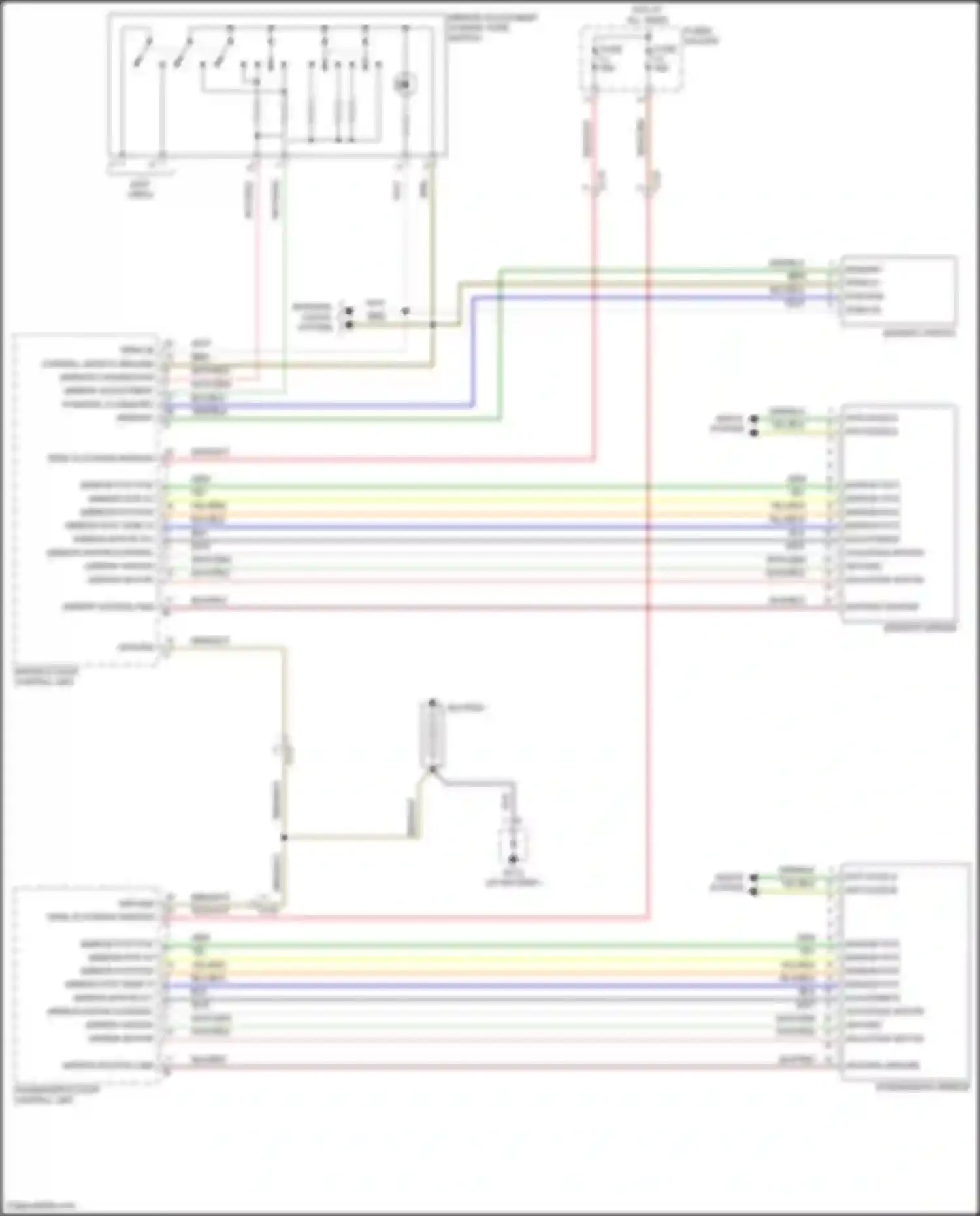 911 Carrera 4S Porsche 991 (2011-2015): Memory mirrors circuit, w/ turbo