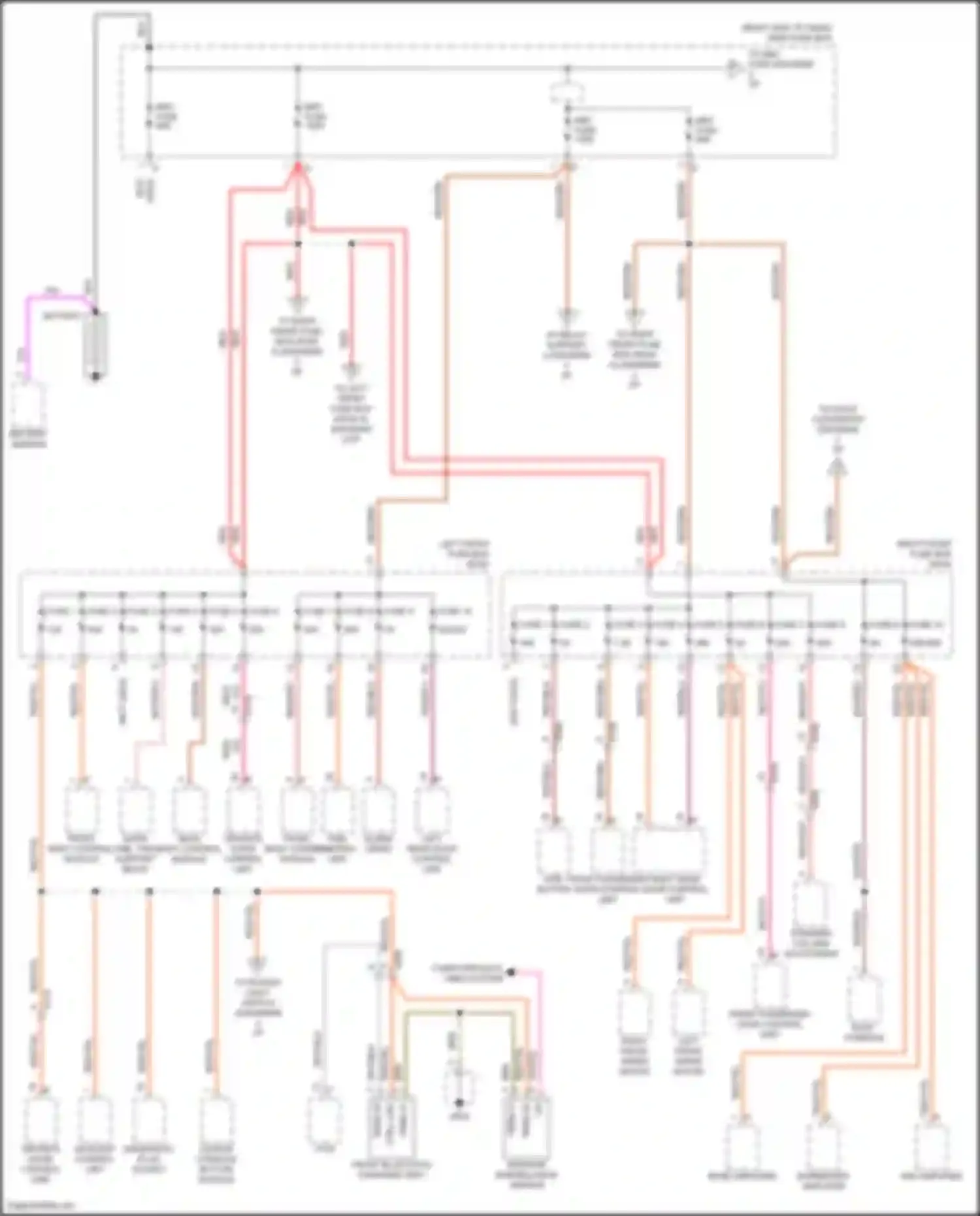 911 Carrera 4S Porsche 991 (2011-2015): Power distribution circuit, w/o turbo (1 of 5)