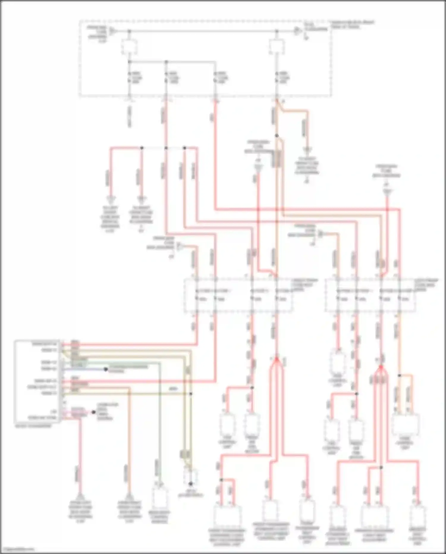 911 Carrera 4S Porsche 991 (2011-2015): Power distribution circuit, w/o turbo (2 of 5)