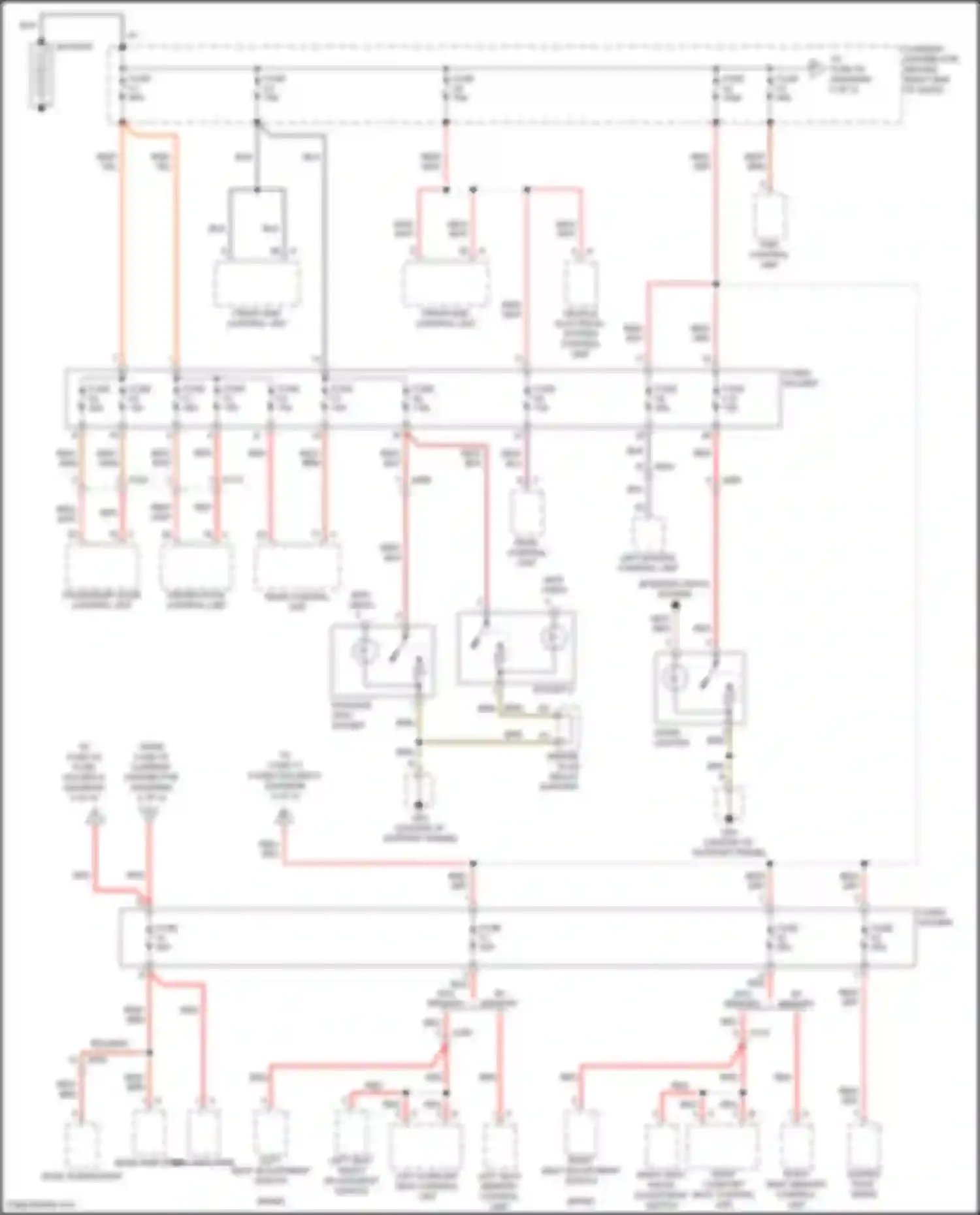 911 Carrera 4S Porsche 991 (2011-2015): Power distribution circuit, w/ turbo (1 of 4)