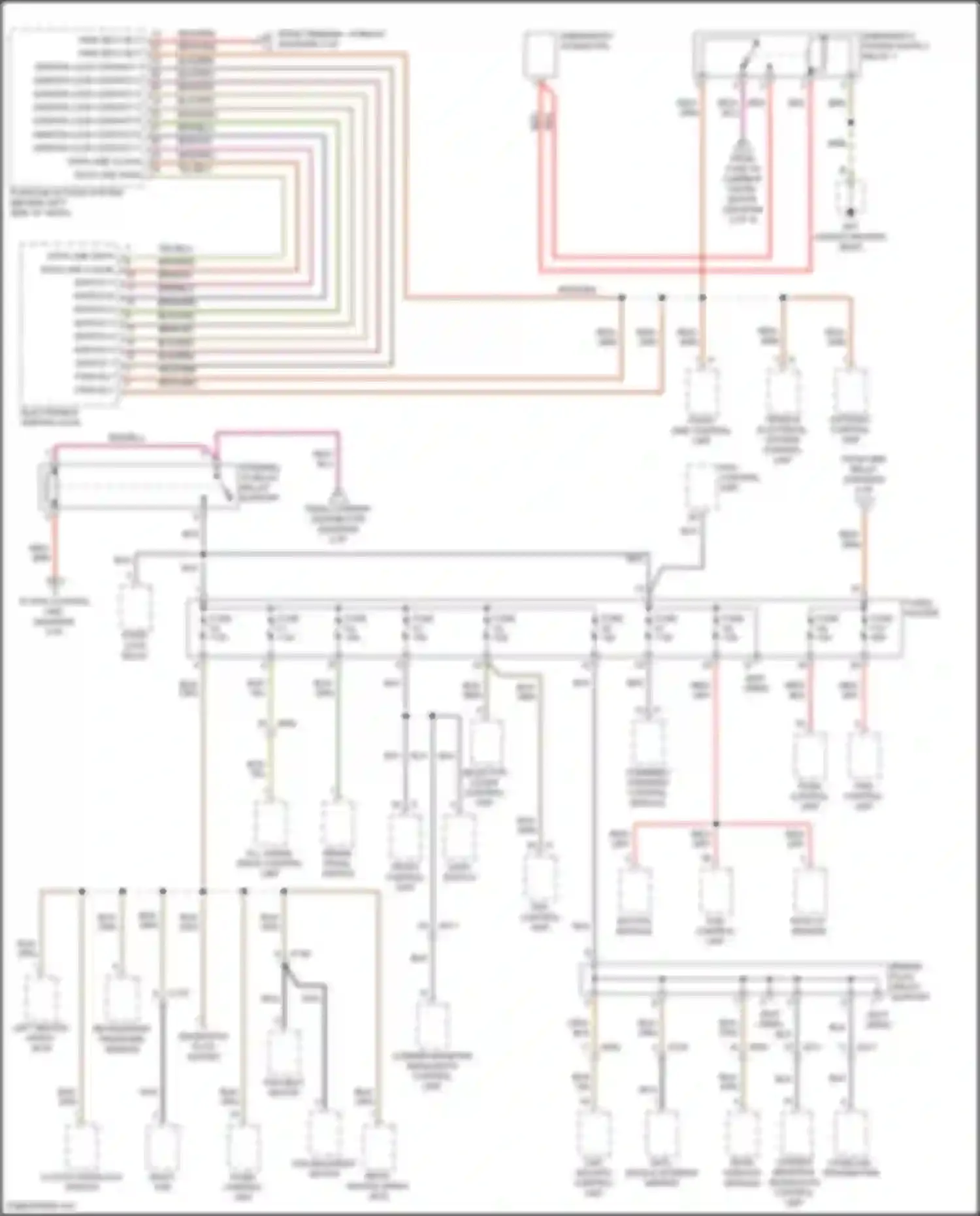 911 Carrera 4S Porsche 991 (2011-2015): Power distribution circuit, w/ turbo (3 of 4)