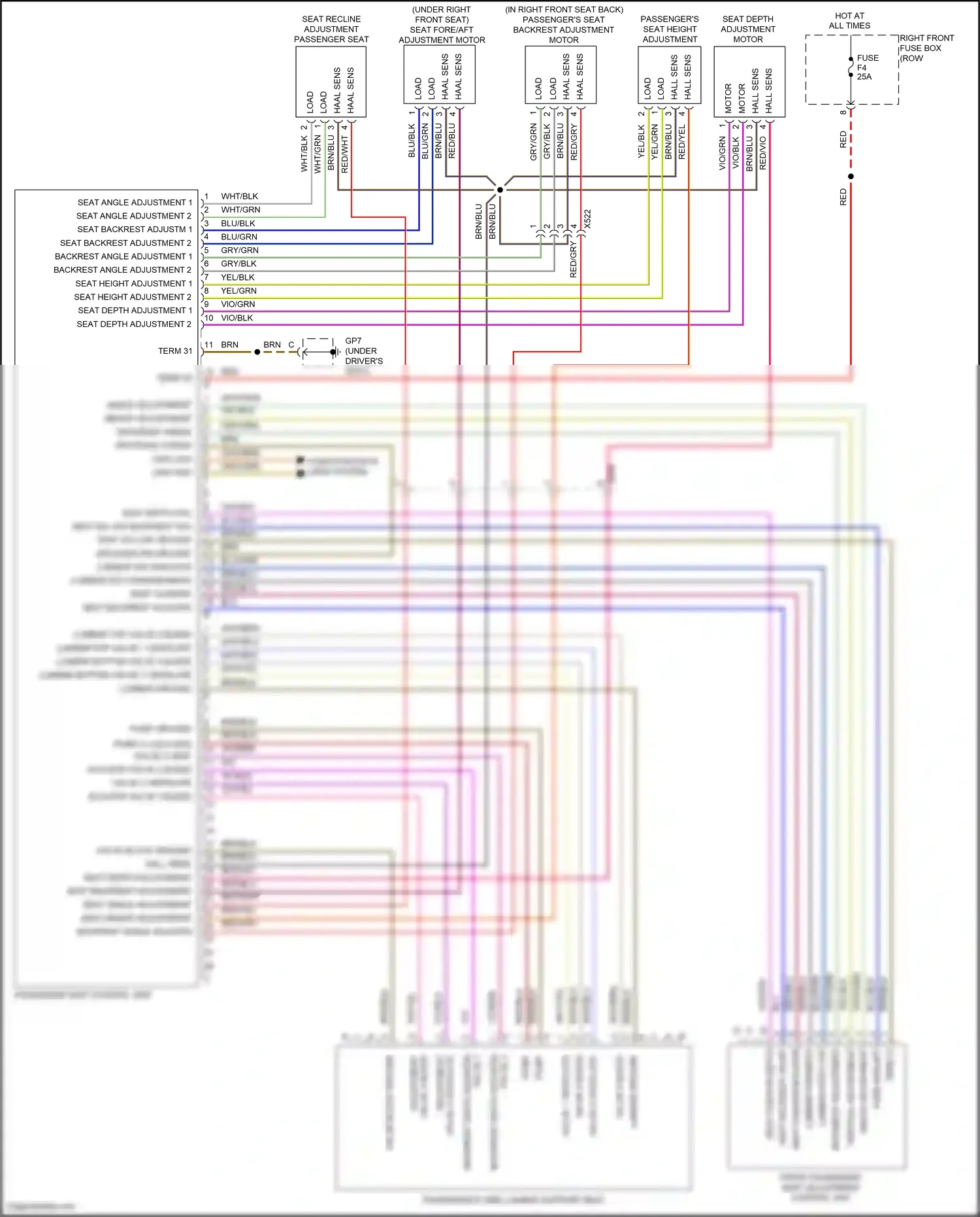 Porsche 911 Carrera 4S 991 (2011-2015) computer data lines system wiring diagram  (40 of 112)