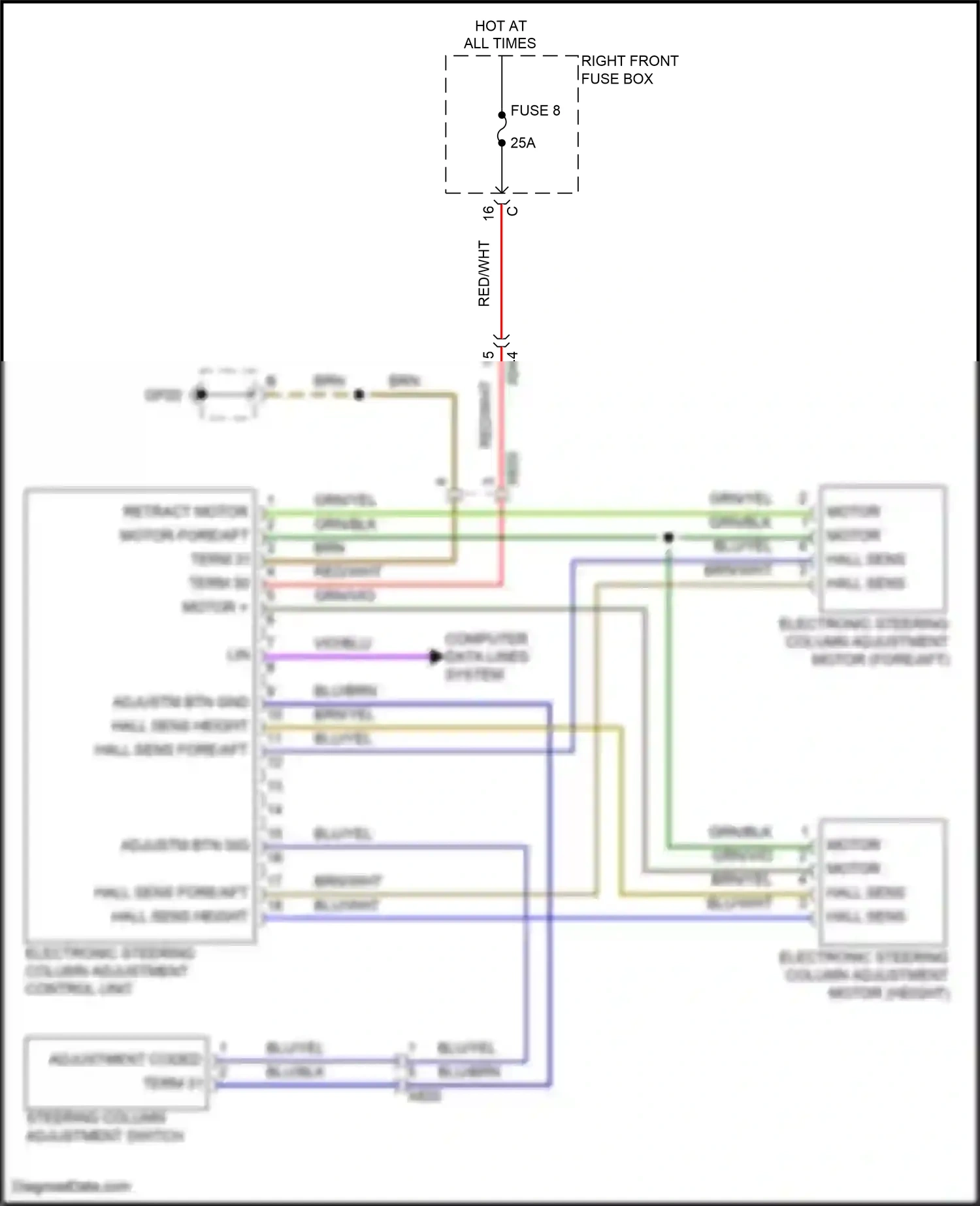 Porsche 911 Carrera 4S 991 (2011-2015) computer data lines system wiring diagram  (67 of 112)