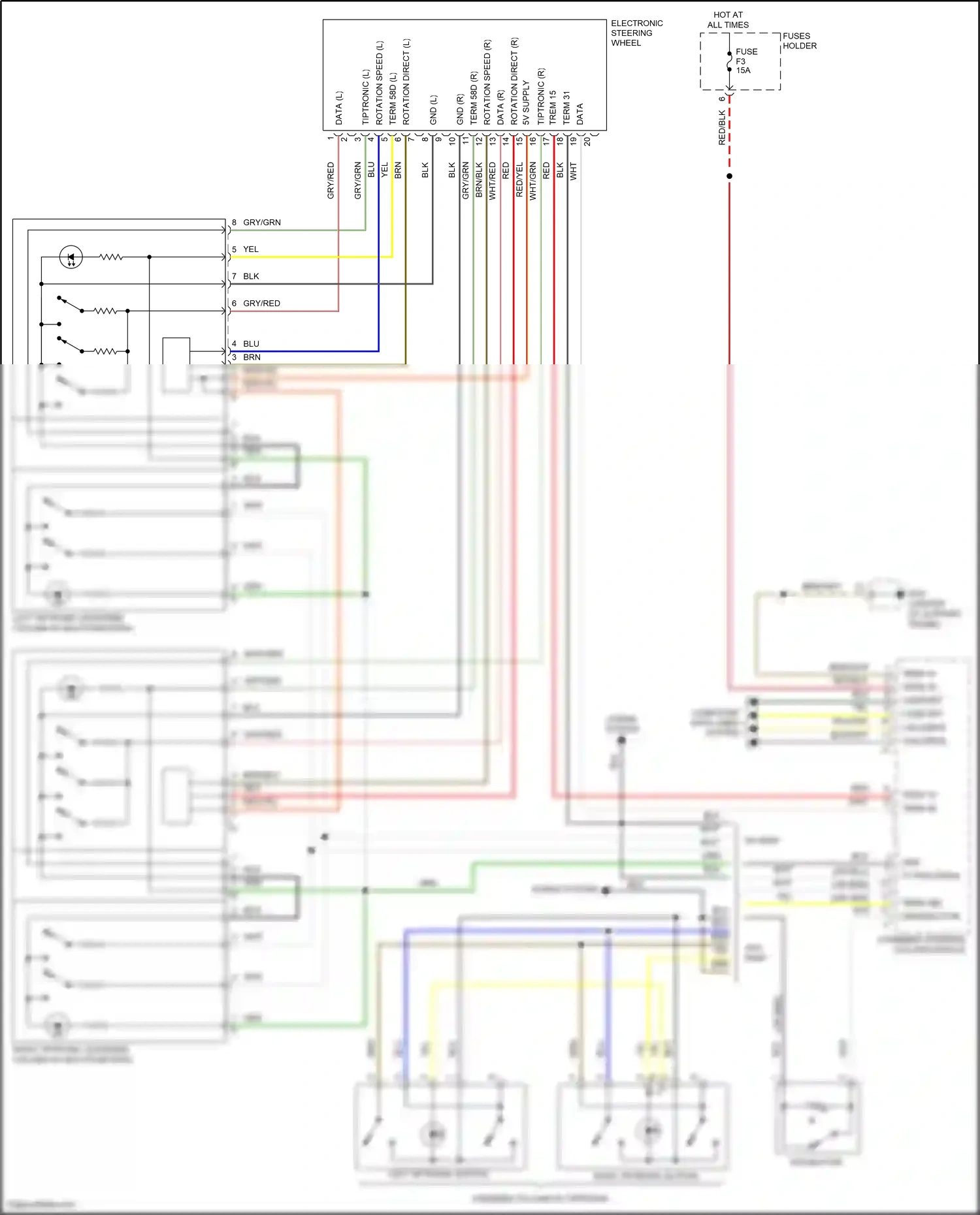 Porsche 911 Carrera 4S 991 (2011-2015) computer data lines system wiring diagram  (83 of 112)