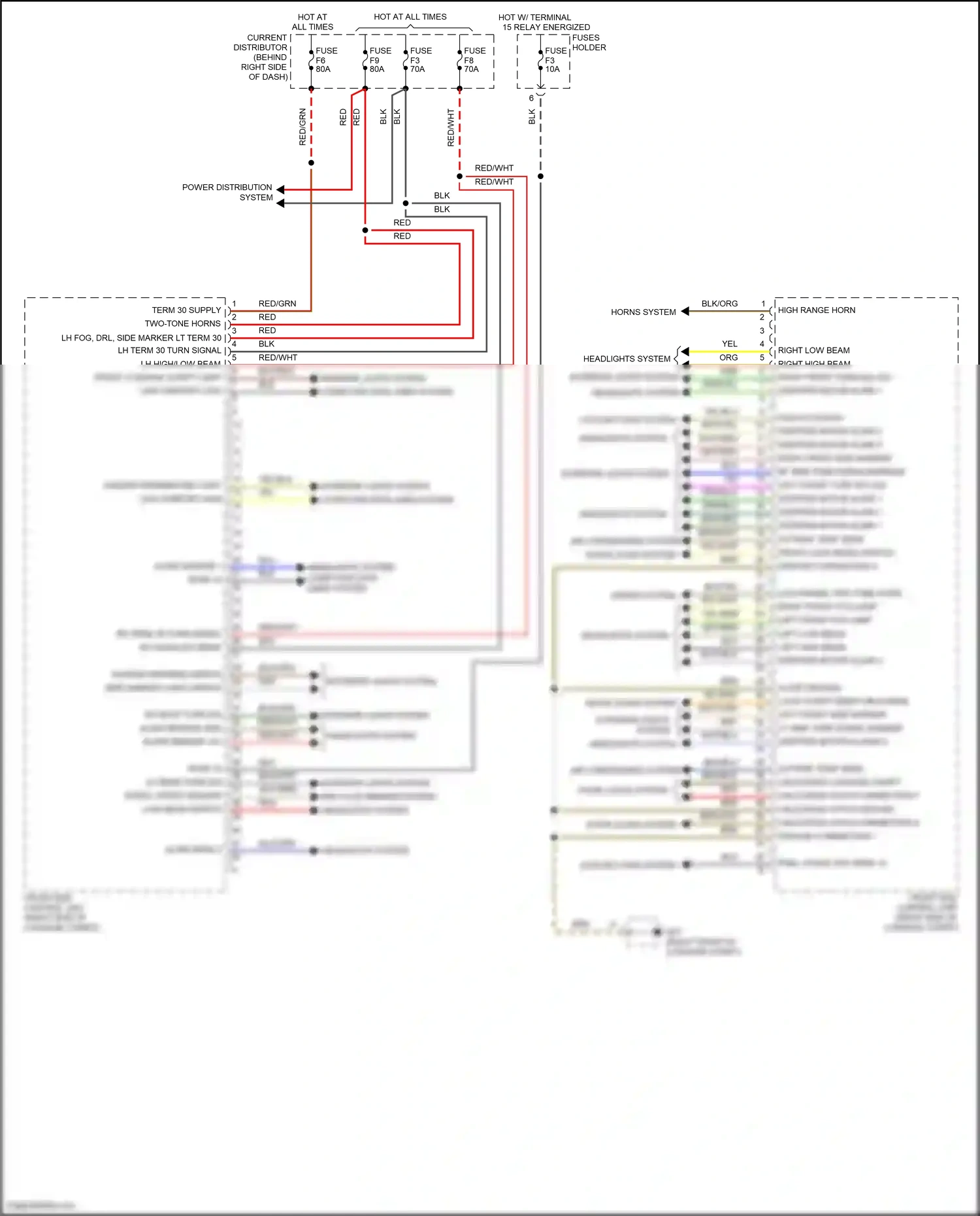 Porsche 911 Carrera 4S 991 (2011-2015) current distributor wiring diagram  (15 of 18)