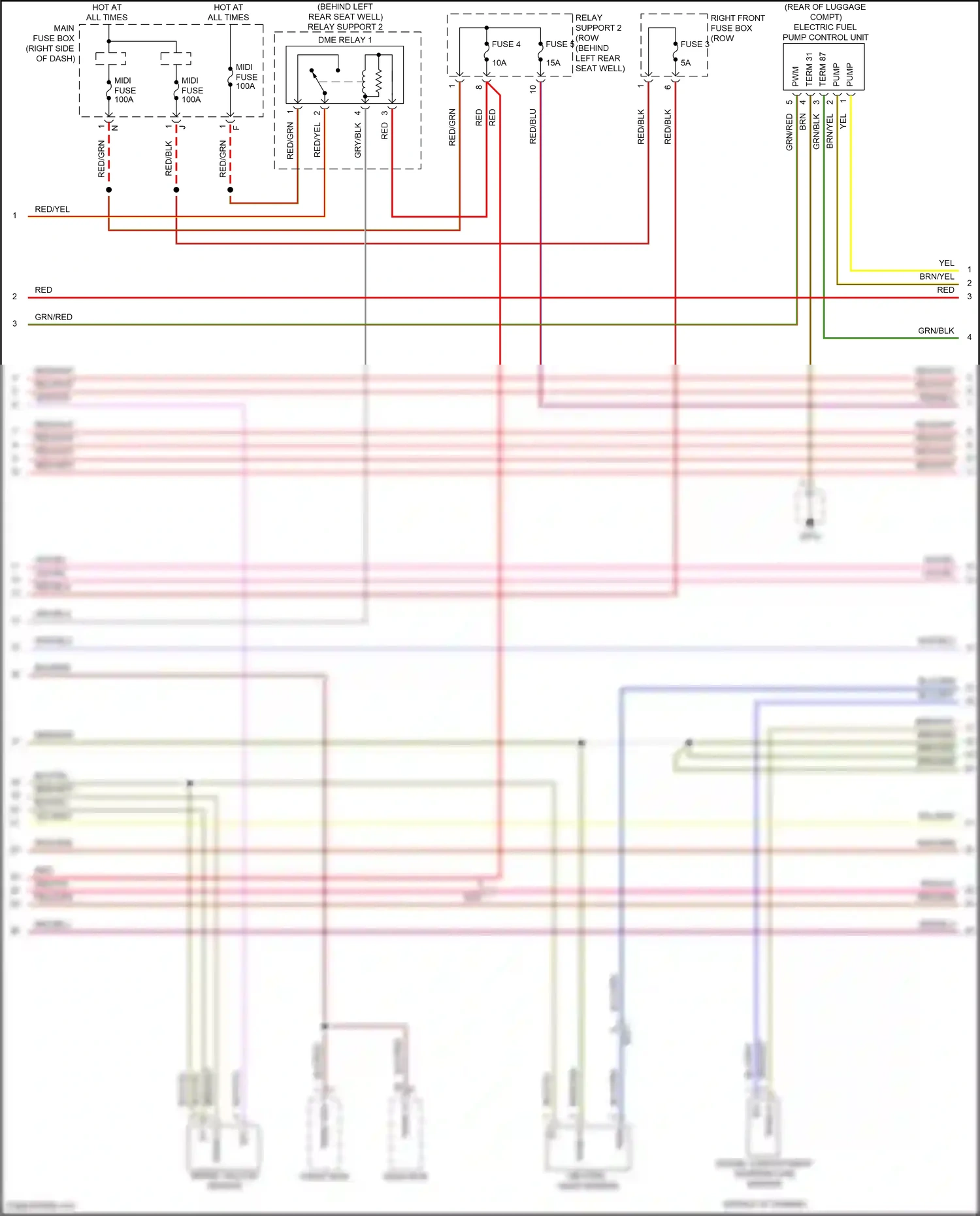 Porsche 911 Carrera 4S 991 (2011-2015) front bcm wiring diagram  (23 of 24)