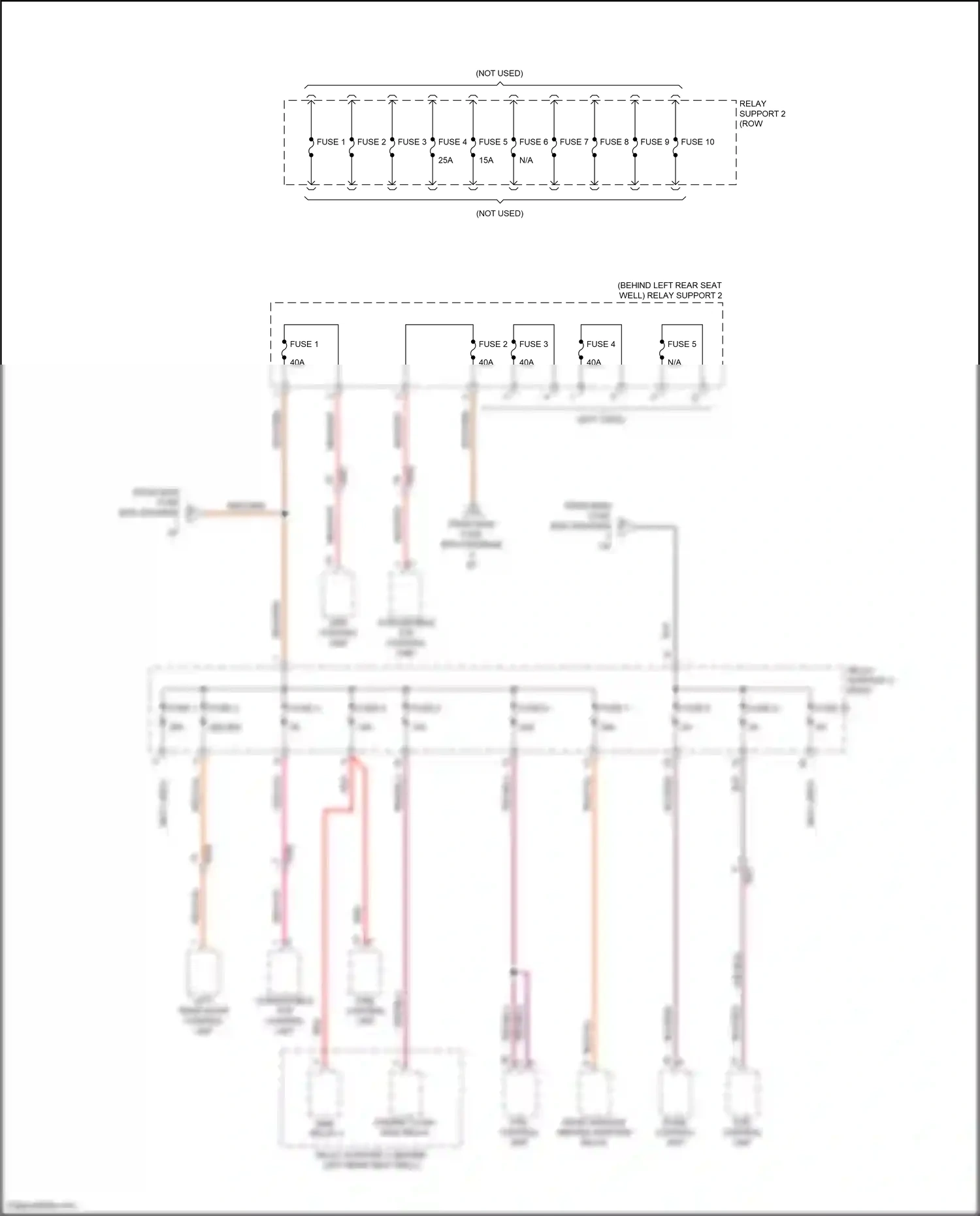 Porsche 911 Carrera 4S 991 (2011-2015) pasm control unit wiring diagram  (6 of 9)