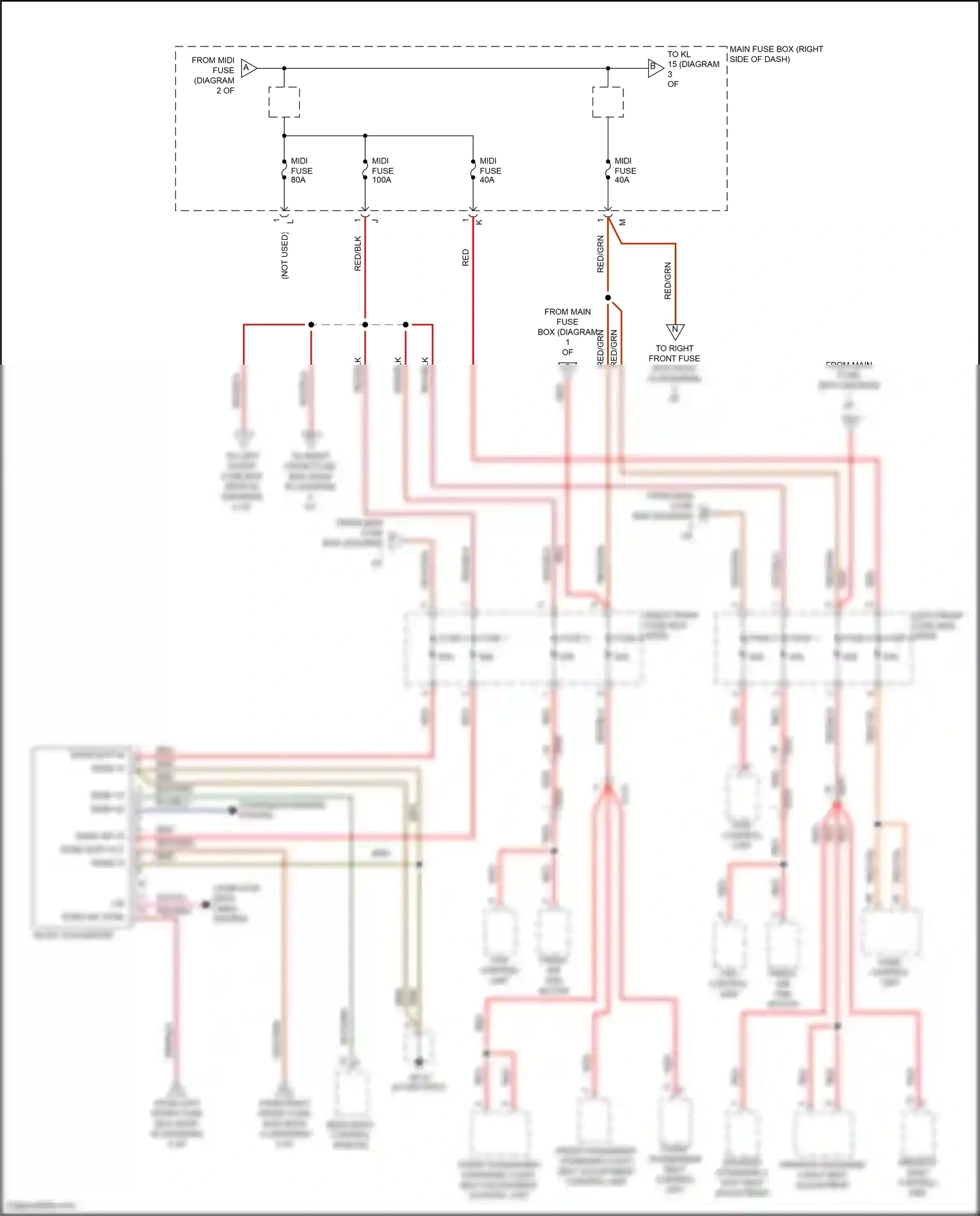 Porsche 911 Carrera 4S 991 (2011-2015) psm control unit wiring diagram  (6 of 10)