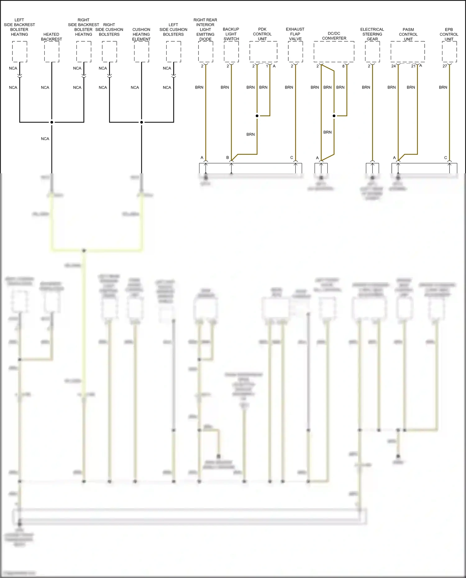 Porsche 911 Carrera 4S 991 (2011-2015) rain sensor wiring diagram  (4 of 6)