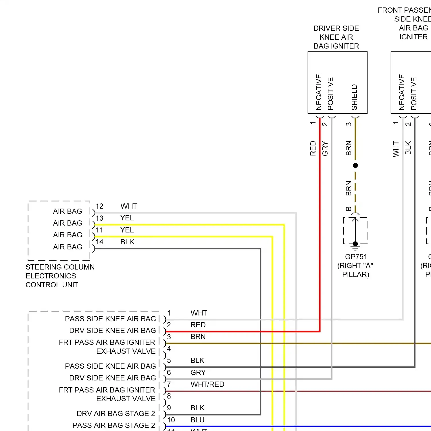 demo - Supplemental restraints circuit (1 of 4) Supplemental restraints circuit (1 of 4)