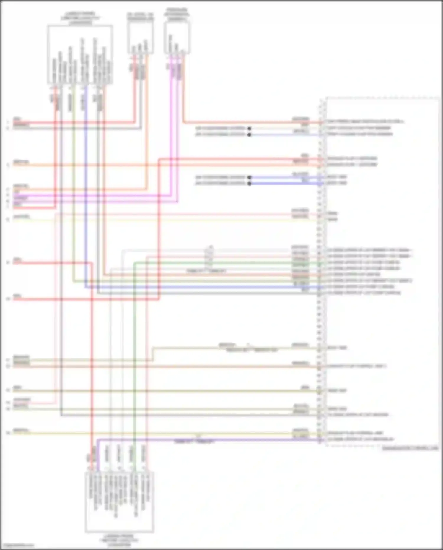 Wiring diagram diff-press sens particulate filter 2 + for Porsche 911 Carrera 4S 992 (2018-2024) (1 of 2)