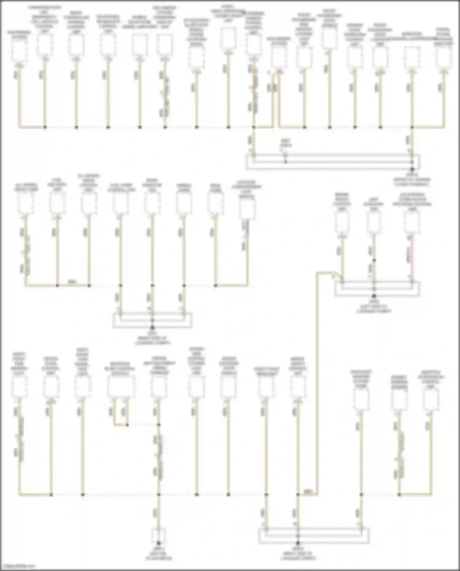 Wiring diagram multimedia system operating, display unit for Porsche 911 Carrera 4S 992 (2018-2024) (2 of 8)