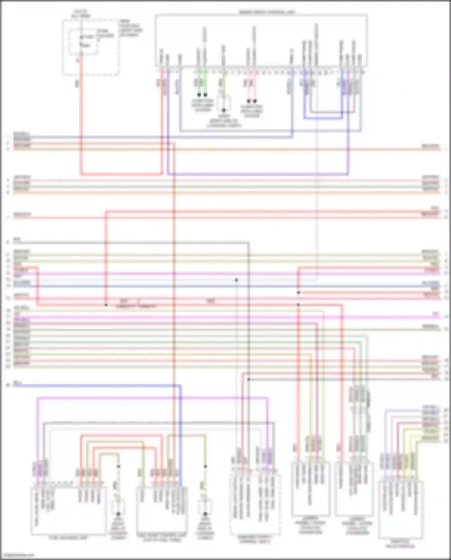 Wiring diagram onboard supply control unit 2 for Porsche 911 Carrera 4S 992 (2018-2024) (29 of 30)
