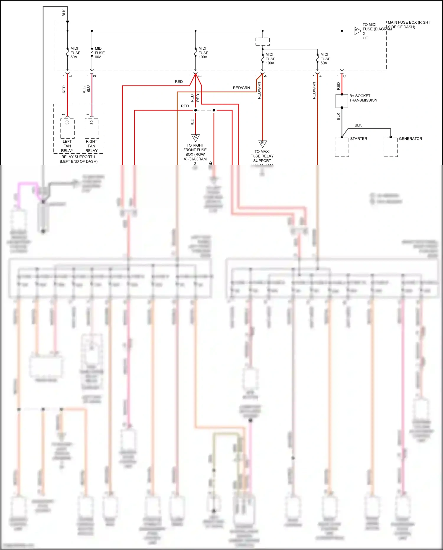 Wiring diagram computer data lines system for Porsche 911 Carrera GTS 991 facelift (2015-2019) (7 of 91)
