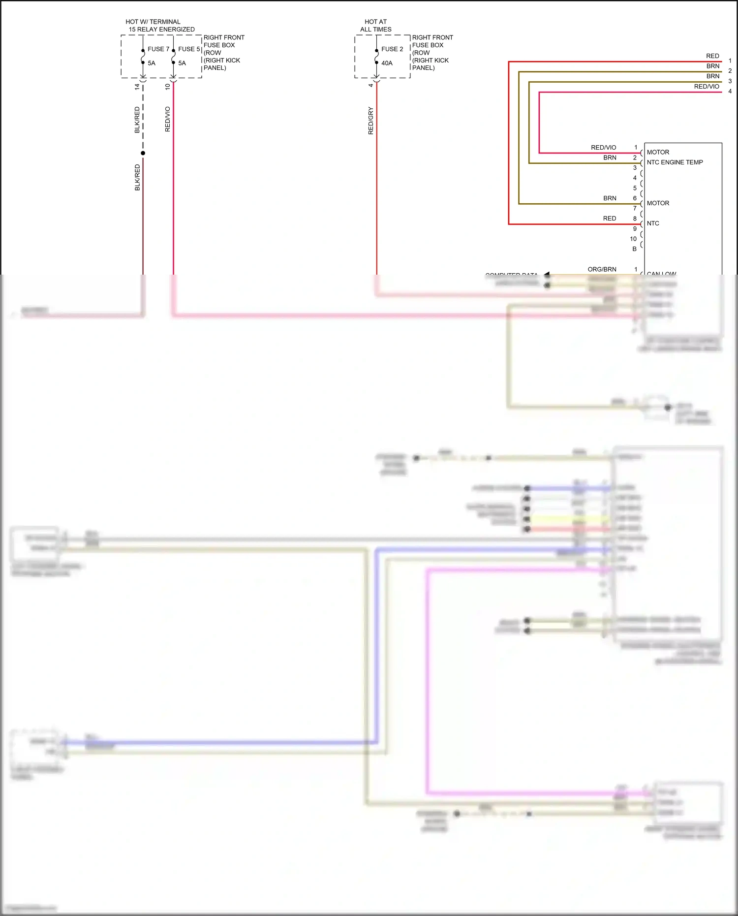 Wiring diagram computer data lines system for Porsche 911 Carrera GTS 991 facelift (2015-2019) (67 of 91)