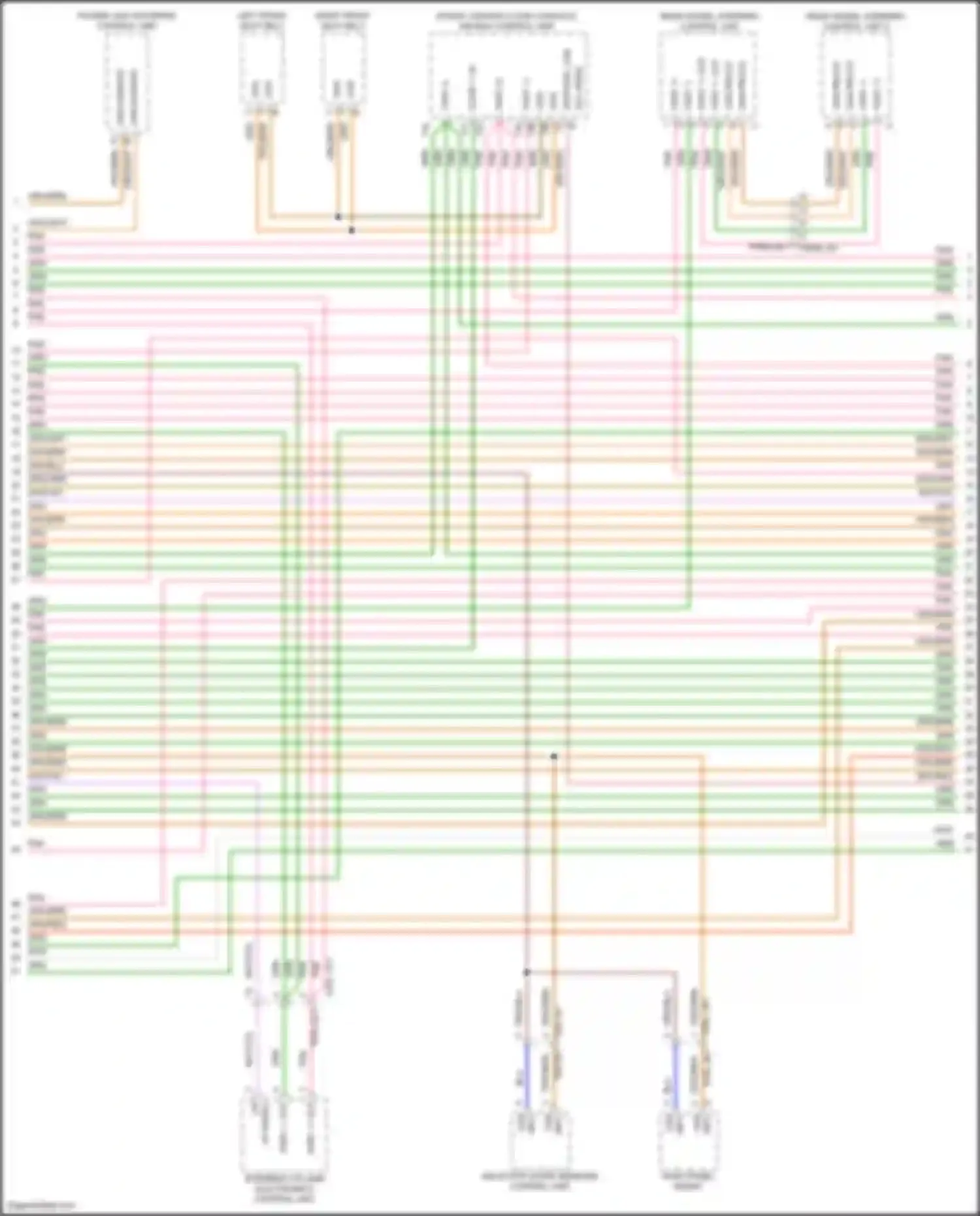 911 Carrera GTS Porsche 992 (2018-2024): Computer data lines circuit (2 of 5)