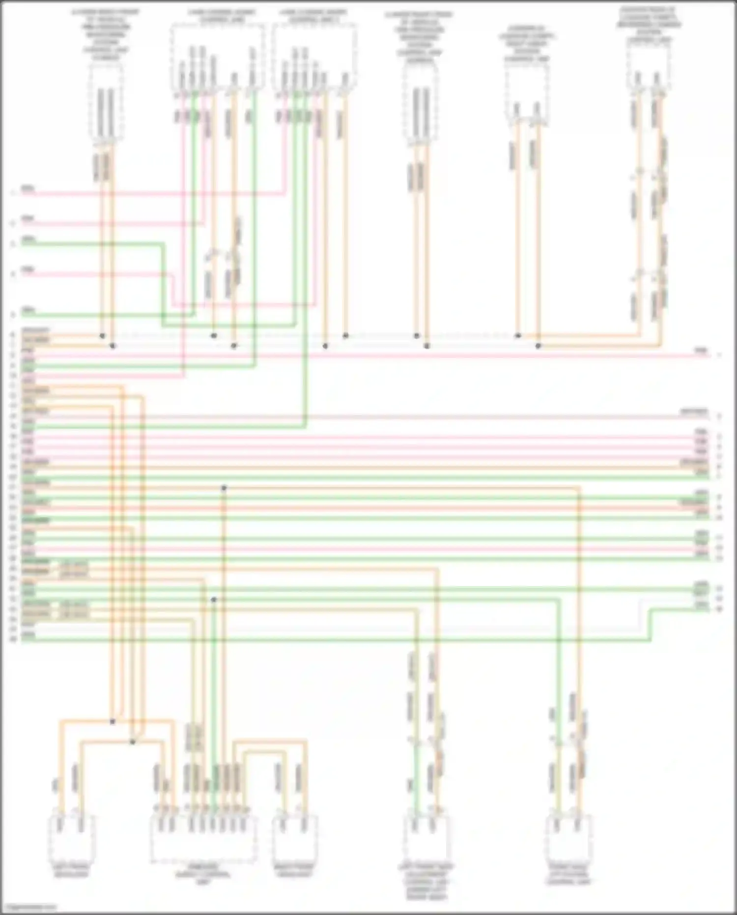 911 Carrera GTS Porsche 992 (2018-2024): Computer data lines circuit (4 of 5)