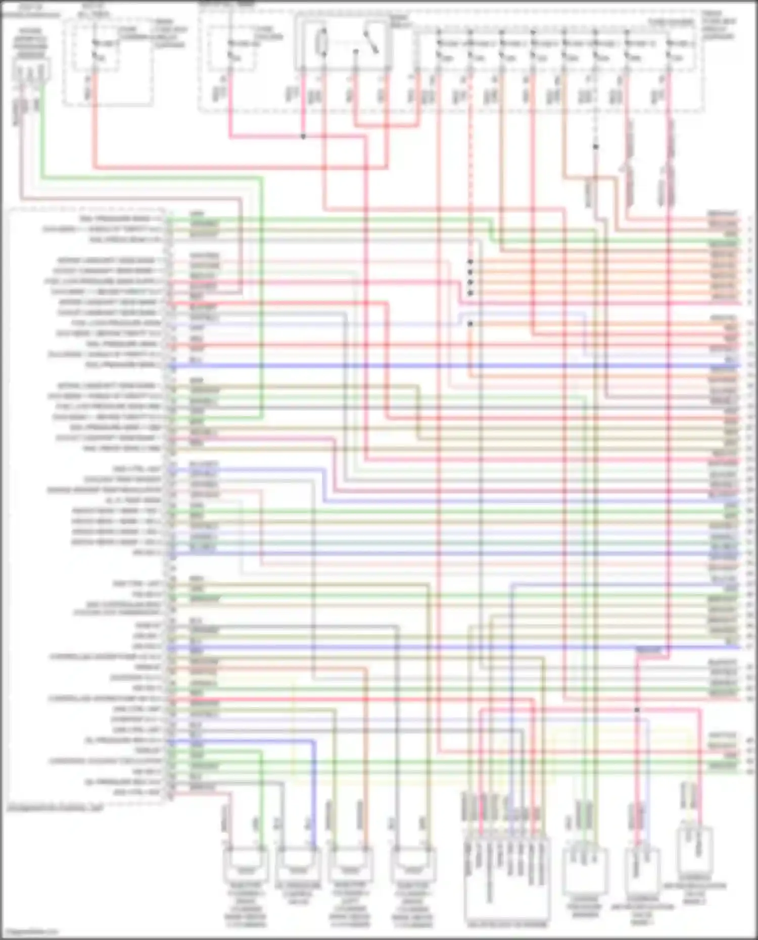 911 Carrera GTS Porsche 992 (2018-2024): Wiring diagram engine performance 3.0l turbo (1 of 9)