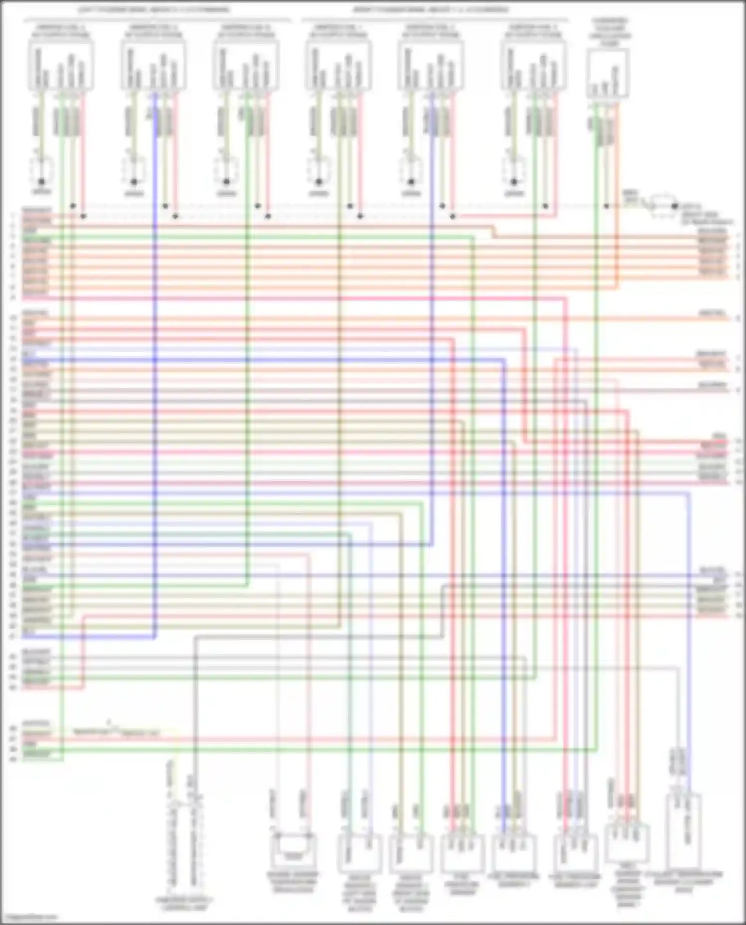 911 Carrera GTS Porsche 992 (2018-2024): Wiring diagram engine performance 3.0l turbo (2 of 9)