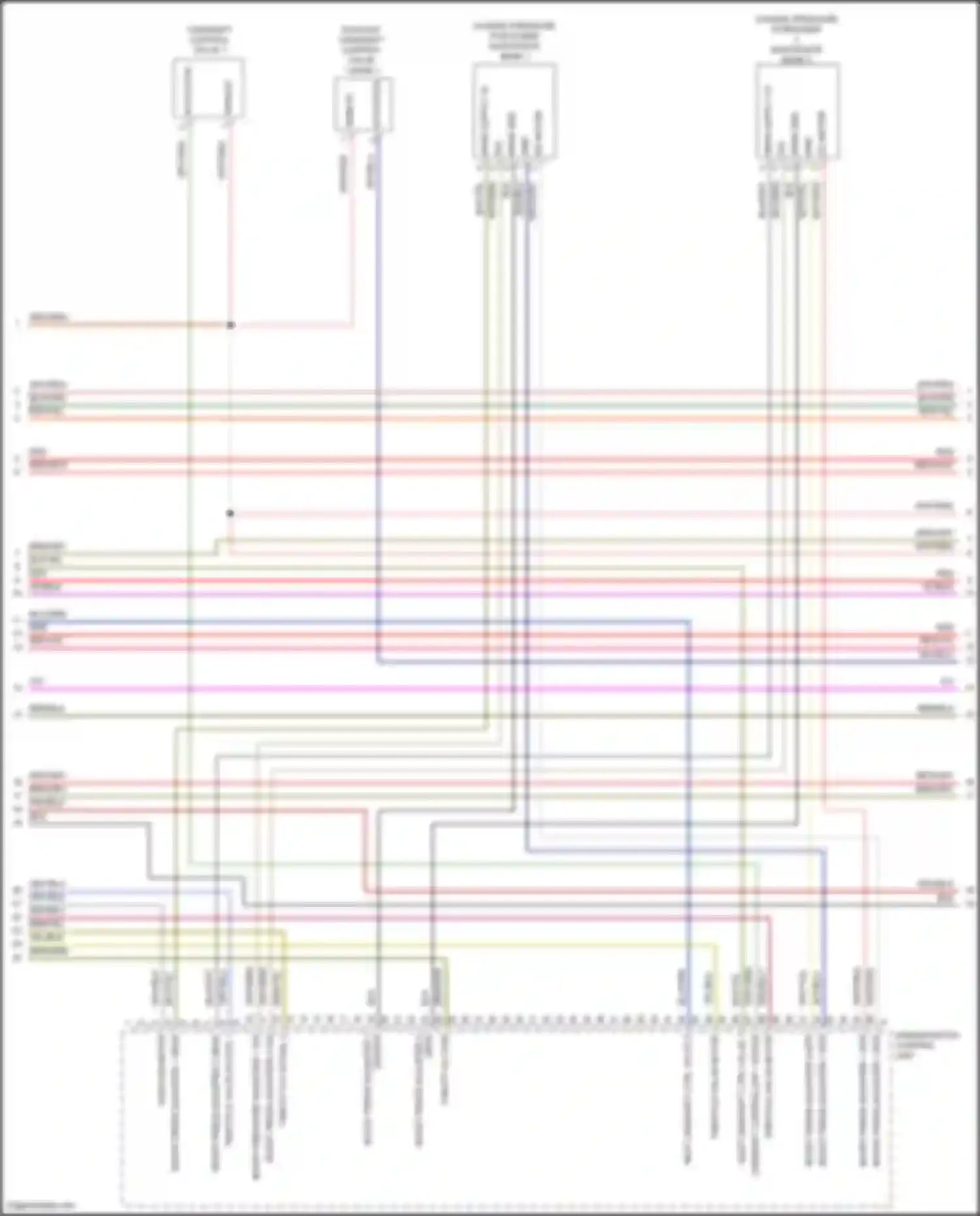 911 Carrera GTS Porsche 992 (2018-2024): Wiring diagram engine performance 3.0l turbo (5 of 9)