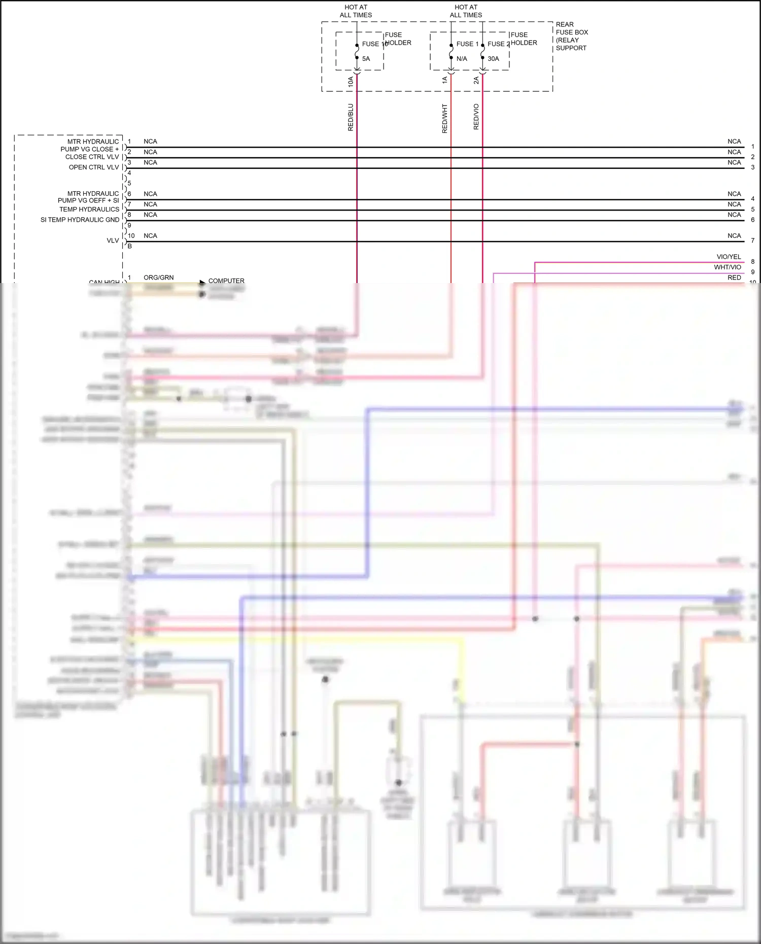 Wiring diagram computer data lines system for Porsche 911 Carrera GTS 992 (2018-2024) (1 of 102)
