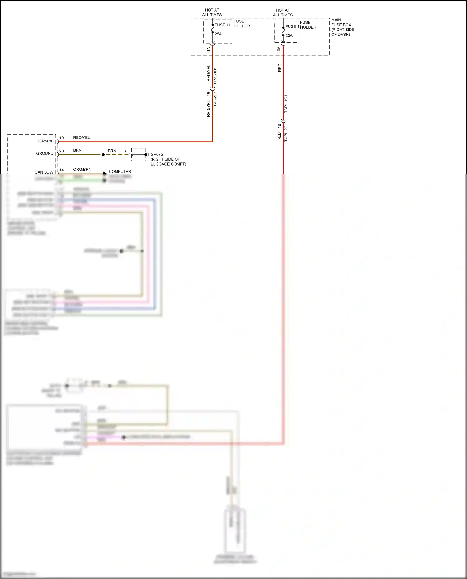 Wiring diagram computer data lines system for Porsche 911 Carrera GTS 992 (2018-2024) (80 of 102)