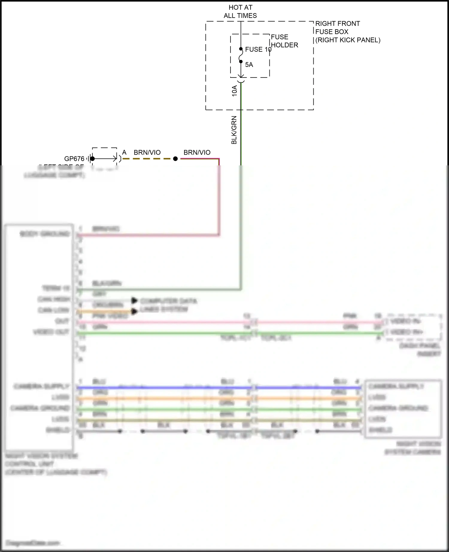 Wiring diagram computer data lines system for Porsche 911 Carrera GTS 992 (2018-2024) (16 of 102)