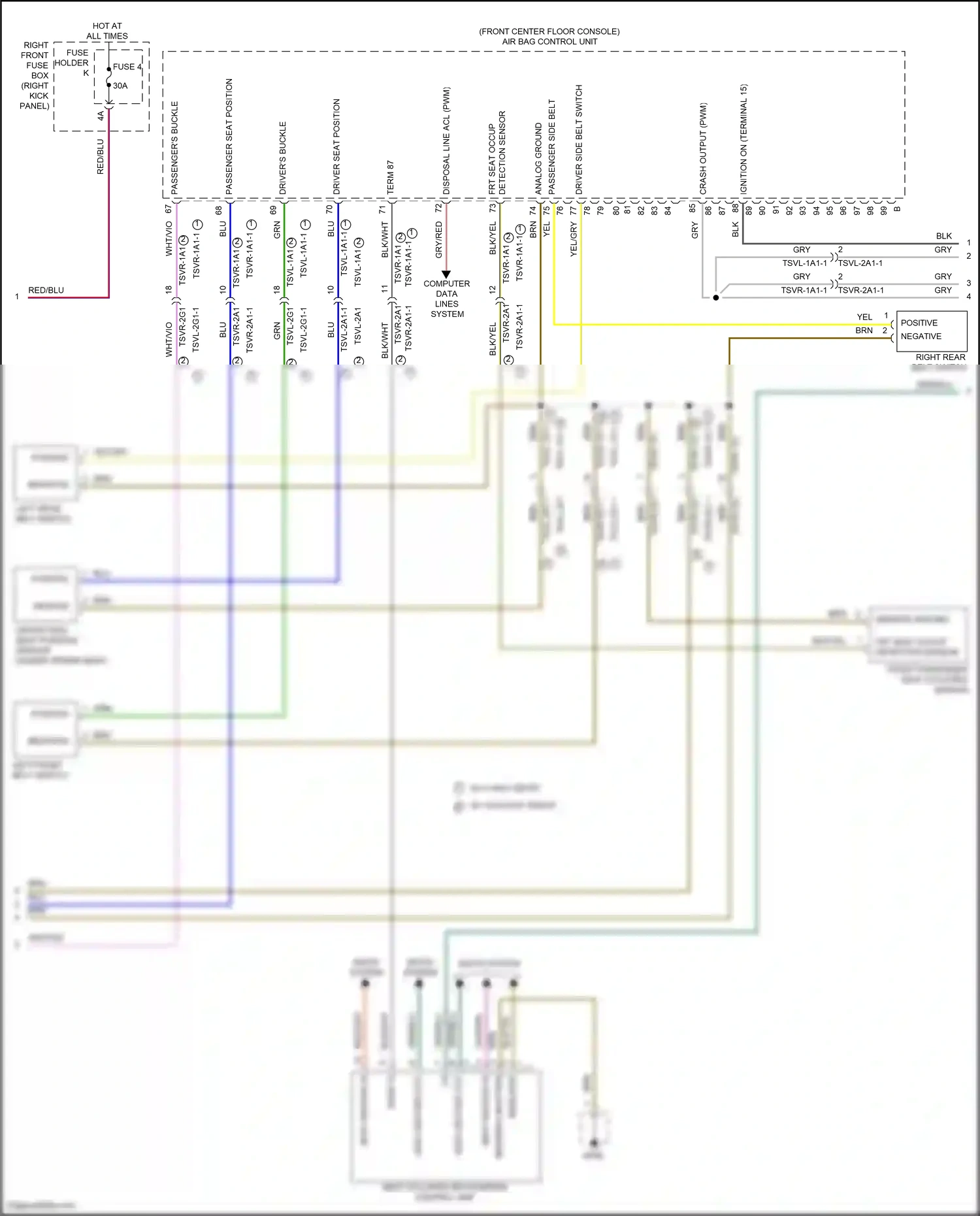 Wiring diagram computer data lines system for Porsche 911 Carrera GTS 992 (2018-2024) (49 of 102)