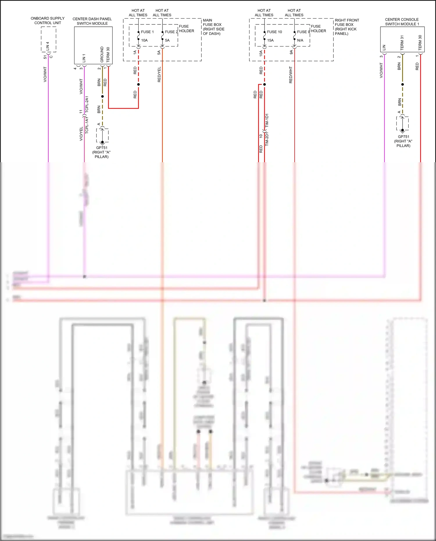 Wiring diagram computer data lines system for Porsche 911 Carrera GTS 992 (2018-2024) (68 of 102)