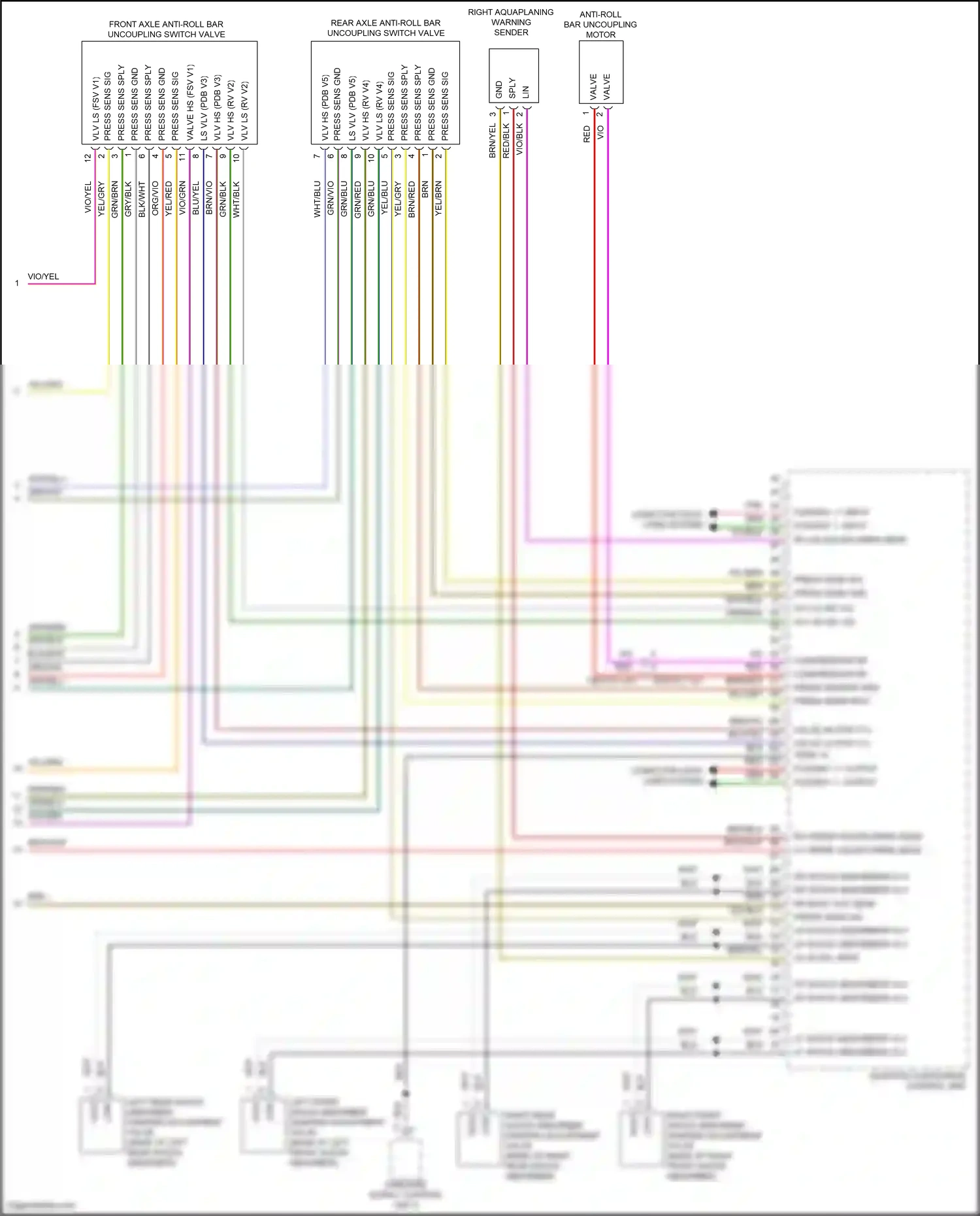 Wiring diagram computer data lines system for Porsche 911 Carrera GTS 992 (2018-2024) (77 of 102)