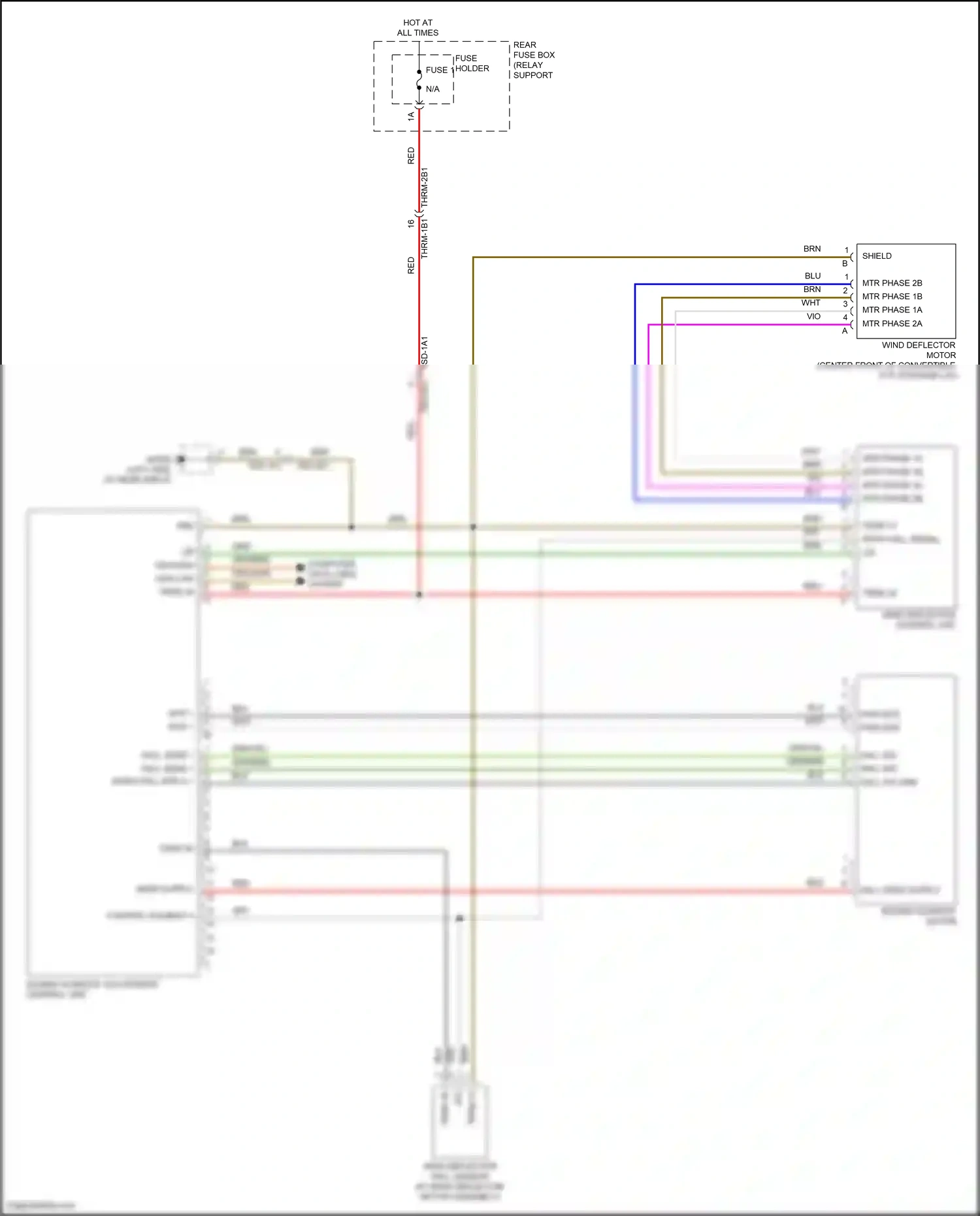 Wiring diagram control element 4 for Porsche 911 Carrera GTS 992 (2018-2024) (1 of 1)