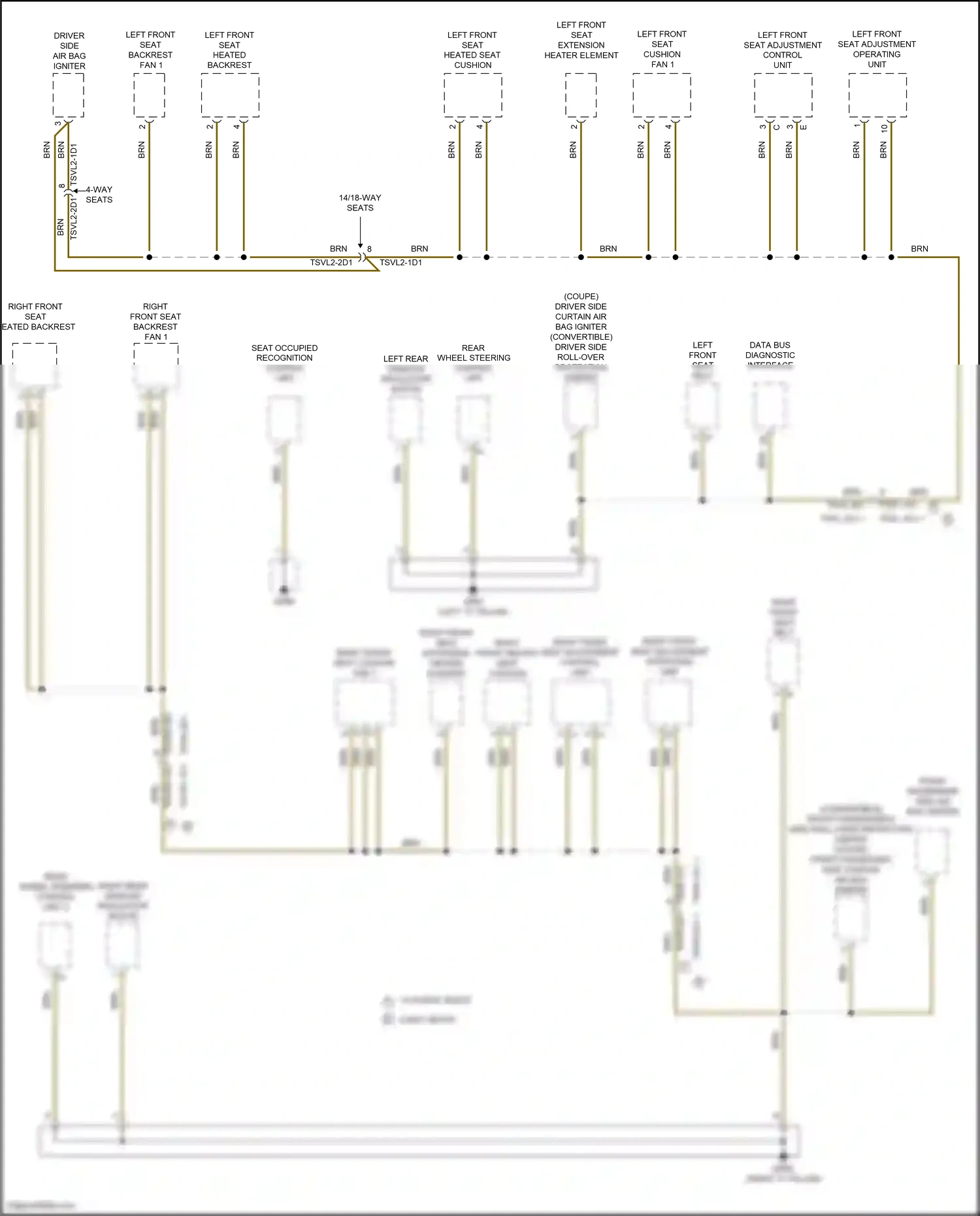 Wiring diagram data bus diagnostic interface for Porsche 911 Carrera GTS 992 (2018-2024) (4 of 6)
