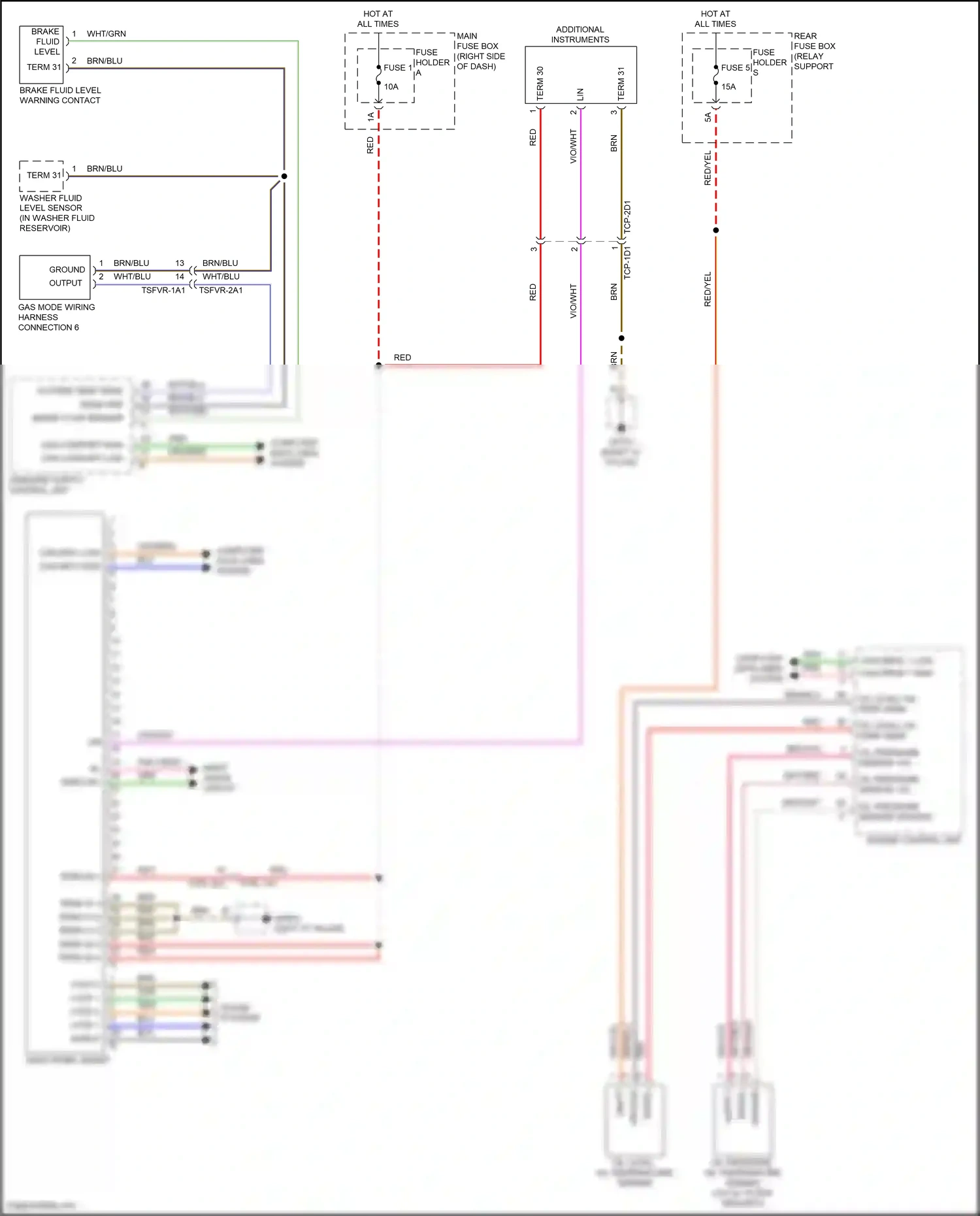 Wiring diagram engine control unit for Porsche 911 Carrera GTS 992 (2018-2024) (1 of 1)