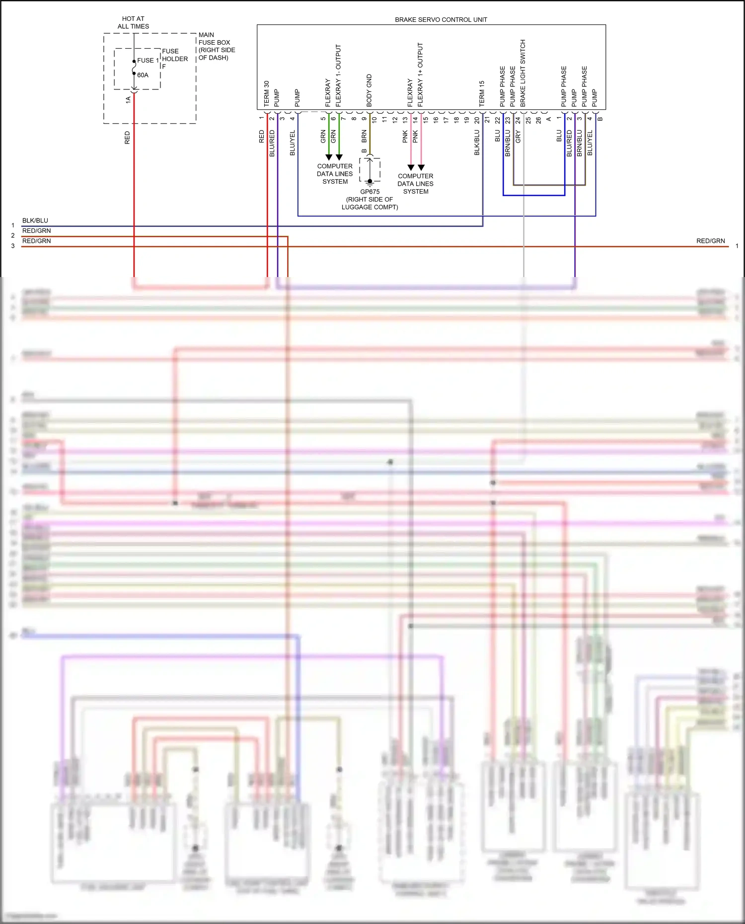 Wiring diagram pulse width for Porsche 911 Carrera GTS 992 (2018-2024) (2 of 4)