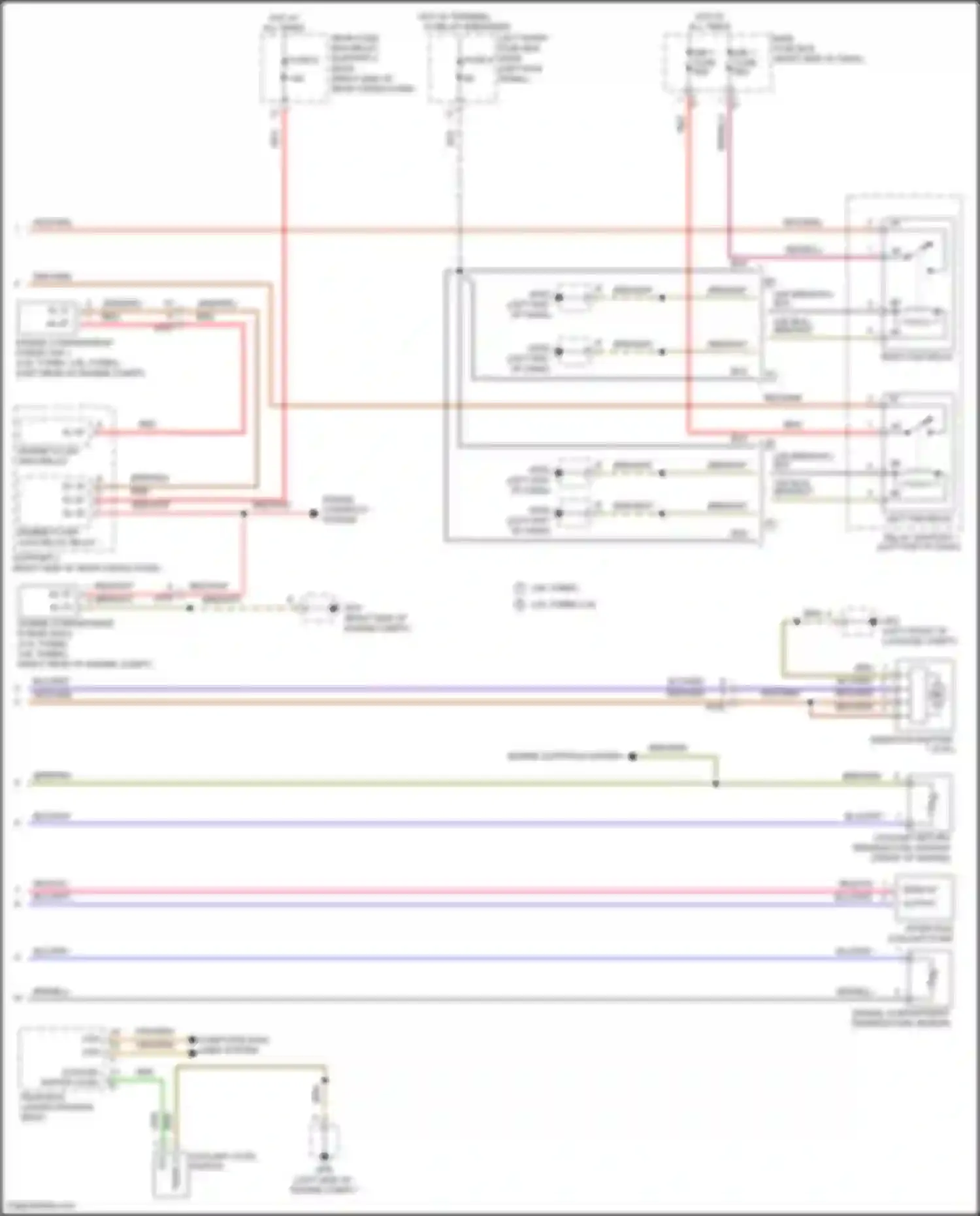 Wiring diagram computer data lines system for Porsche 911 Carrera S 991 facelift (2015-2019) (33 of 90)