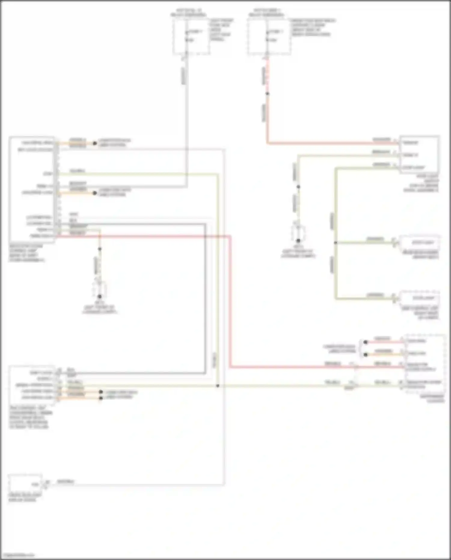 Wiring diagram computer data lines system for Porsche 911 Carrera S 991 facelift (2015-2019) (19 of 90)