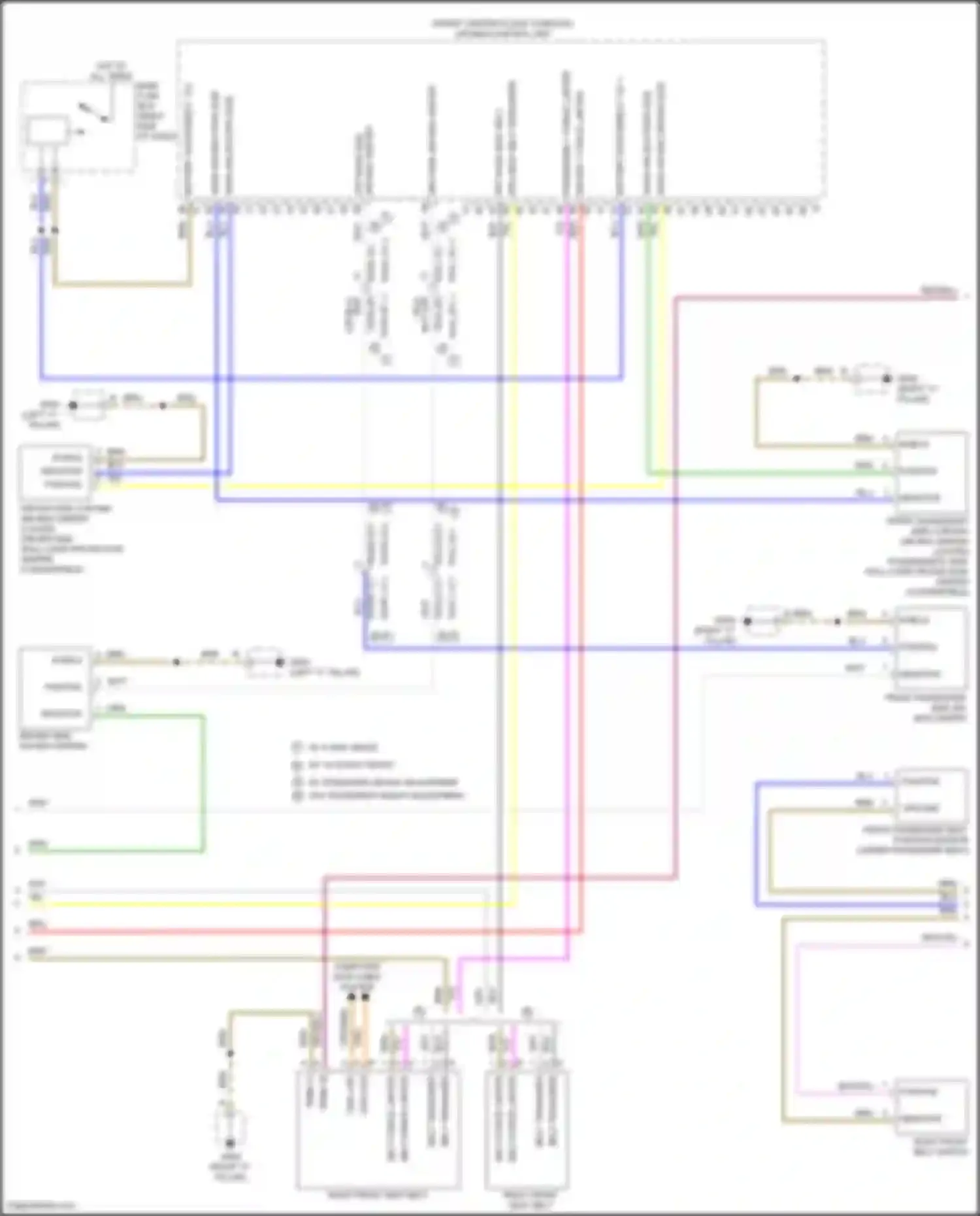911 Carrera S Porsche 992 (2018-2024): Supplemental restraints circuit (2 of 4)