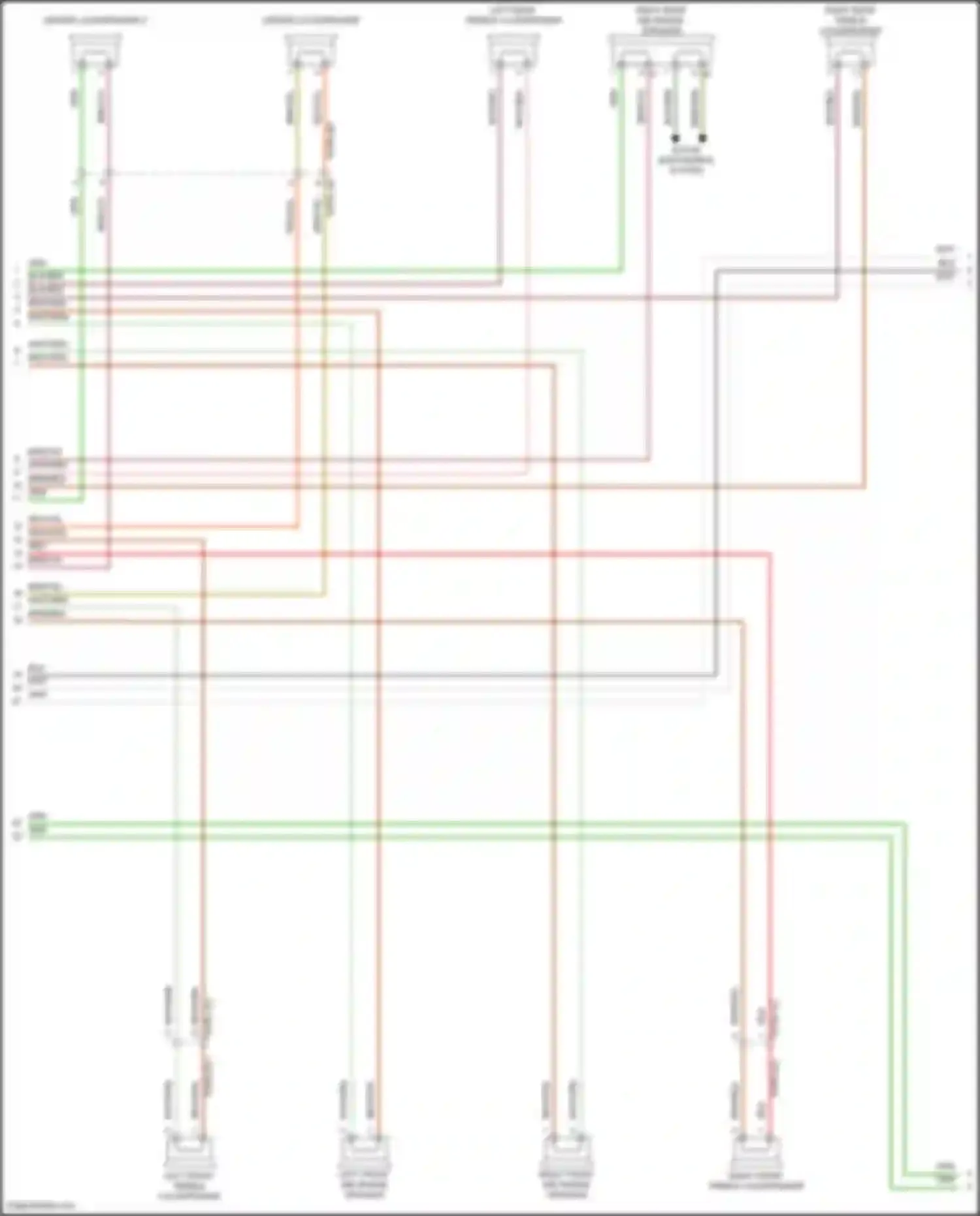 Wiring diagram active bodyworks system for Porsche 911 Carrera S 992 (2018-2024) (6 of 8)
