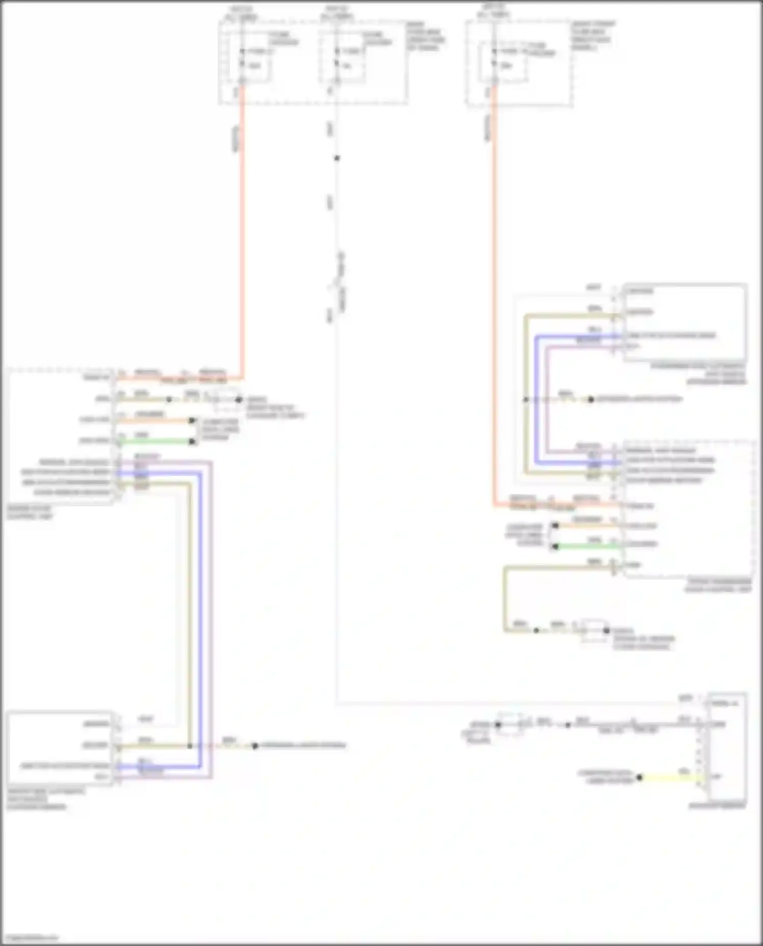 Wiring diagram computer data lines system for Porsche 911 Carrera S 992 (2018-2024) (93 of 102)
