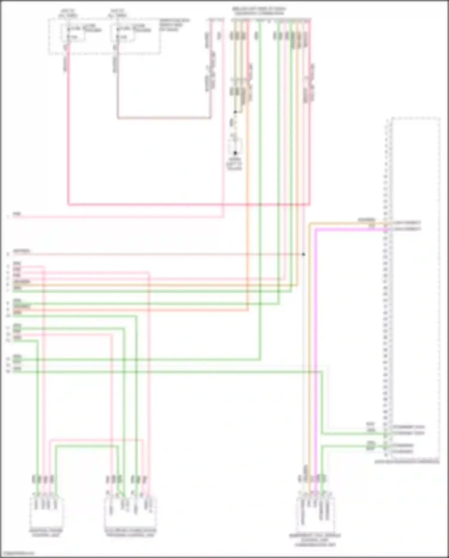 Wiring diagram fuse holder a for Porsche 911 Carrera S 992 (2018-2024) (1 of 26)