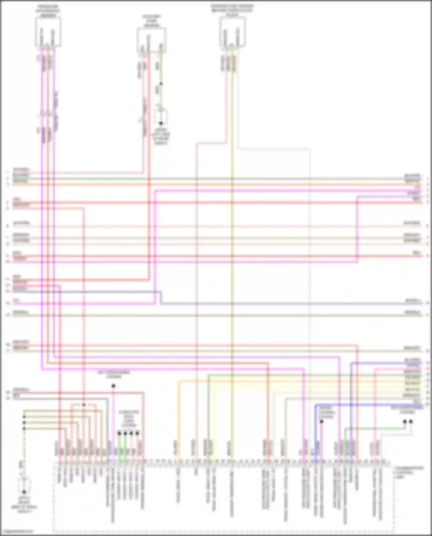 Wiring diagram main relay for Porsche 911 Carrera S 992 (2018-2024) (3 of 5)