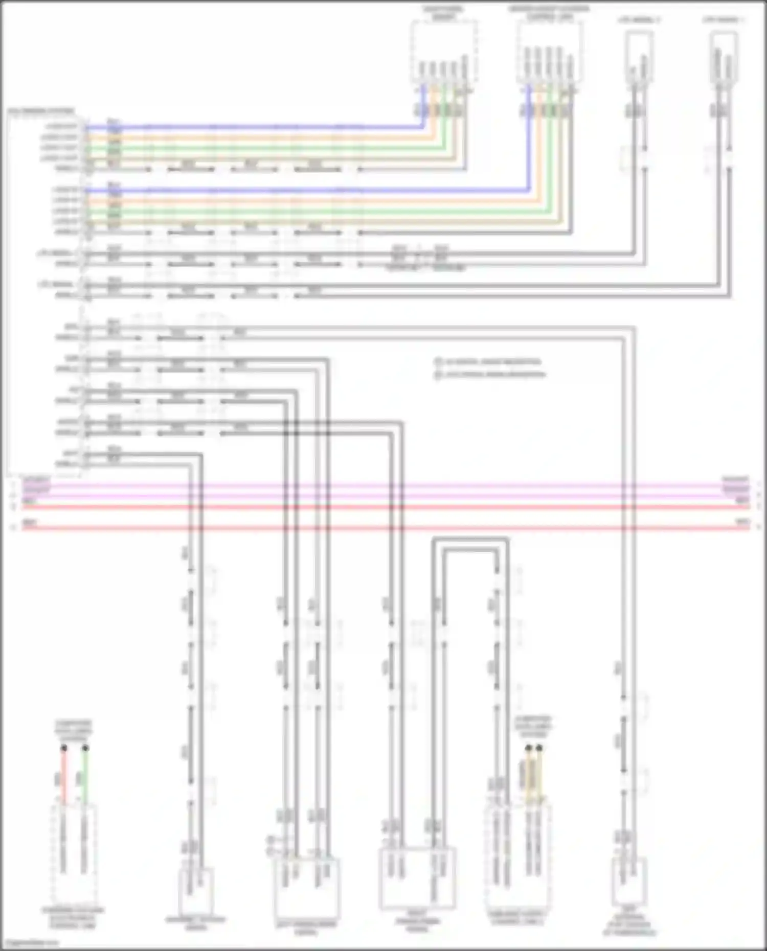 Wiring diagram onboard supply control unit 2 for Porsche 911 Carrera S 992 (2018-2024) (6 of 30)