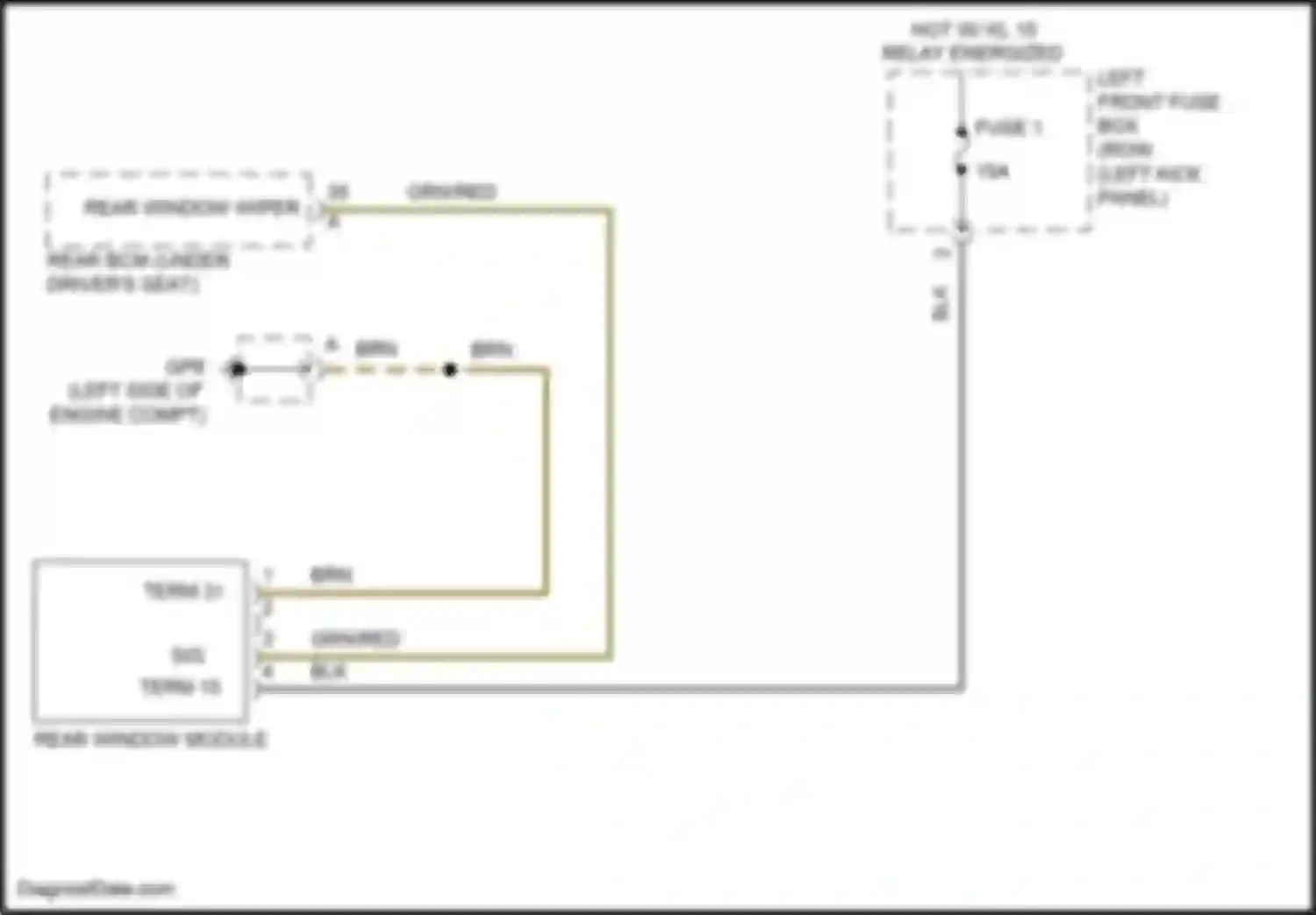 Wiring diagram blk for Porsche 911 Carrera 991 facelift (2015-2020) (49 of 98)