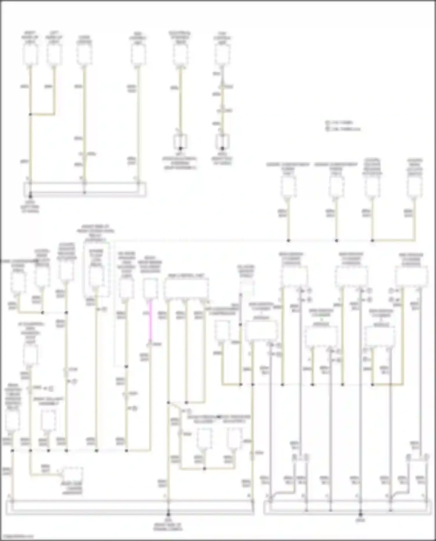 Wiring diagram boost pressure adjuster 1 for Porsche 911 Carrera 991 facelift (2015-2020) (1 of 3)